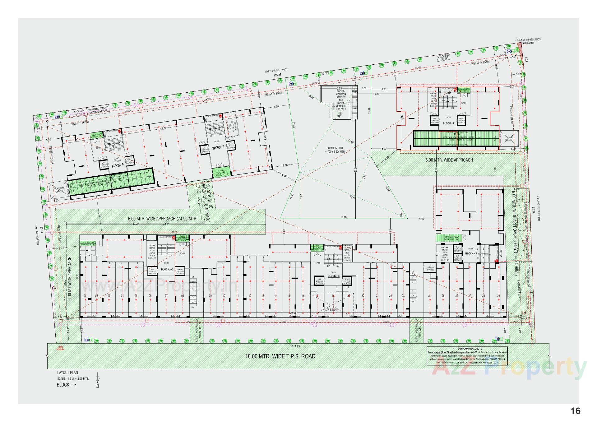 Layout of real estate project Mansi Empire located at Ahmedabad, Ahmedabad, Gujarat