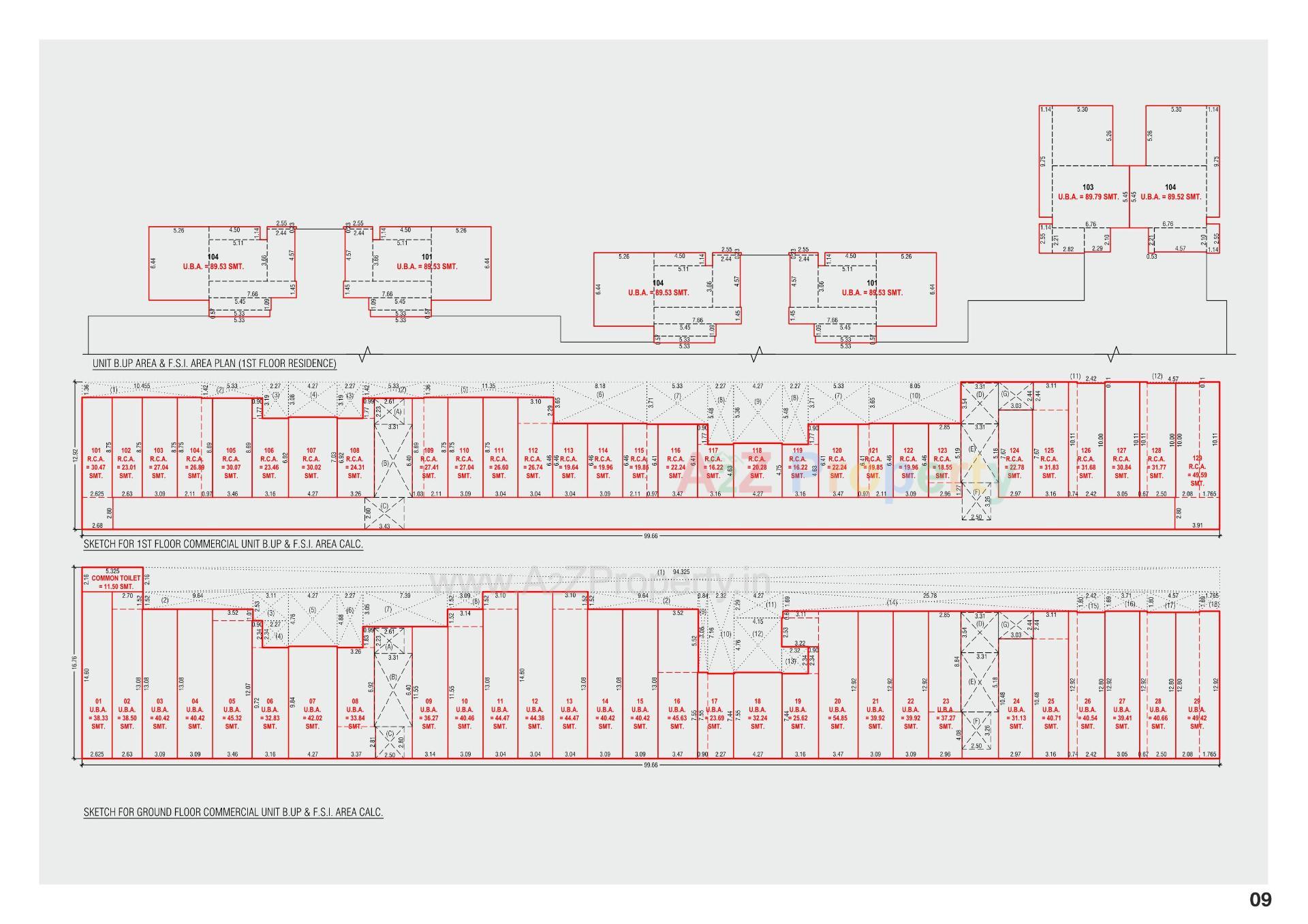 Layout of real estate project Mansi Empire located at Ahmedabad, Ahmedabad, Gujarat