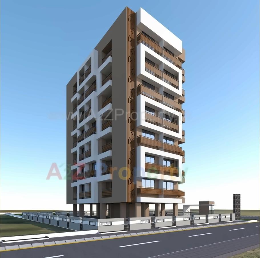 3D Elevation of real estate project Mansi Prime located at Ghuma, Ahmedabad, Gujarat
