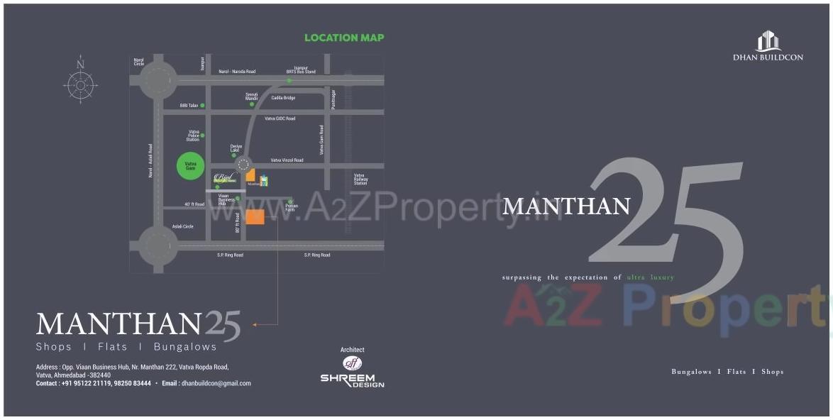  of real estate project Manthan located at Aslali, Ahmedabad, Gujarat
