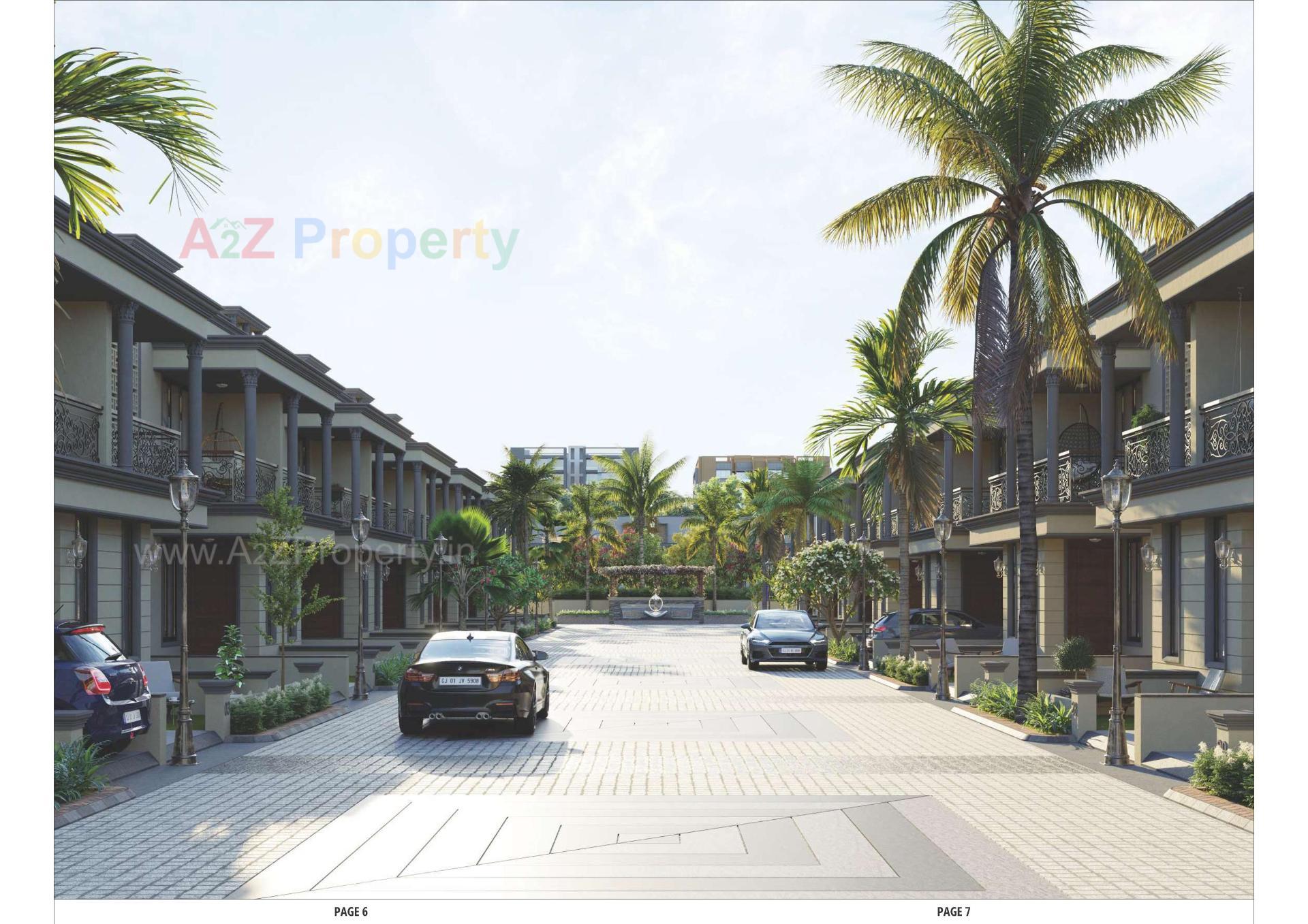 3D Elevation of real estate project Manthan Greens located at Vatva, Ahmedabad, Gujarat