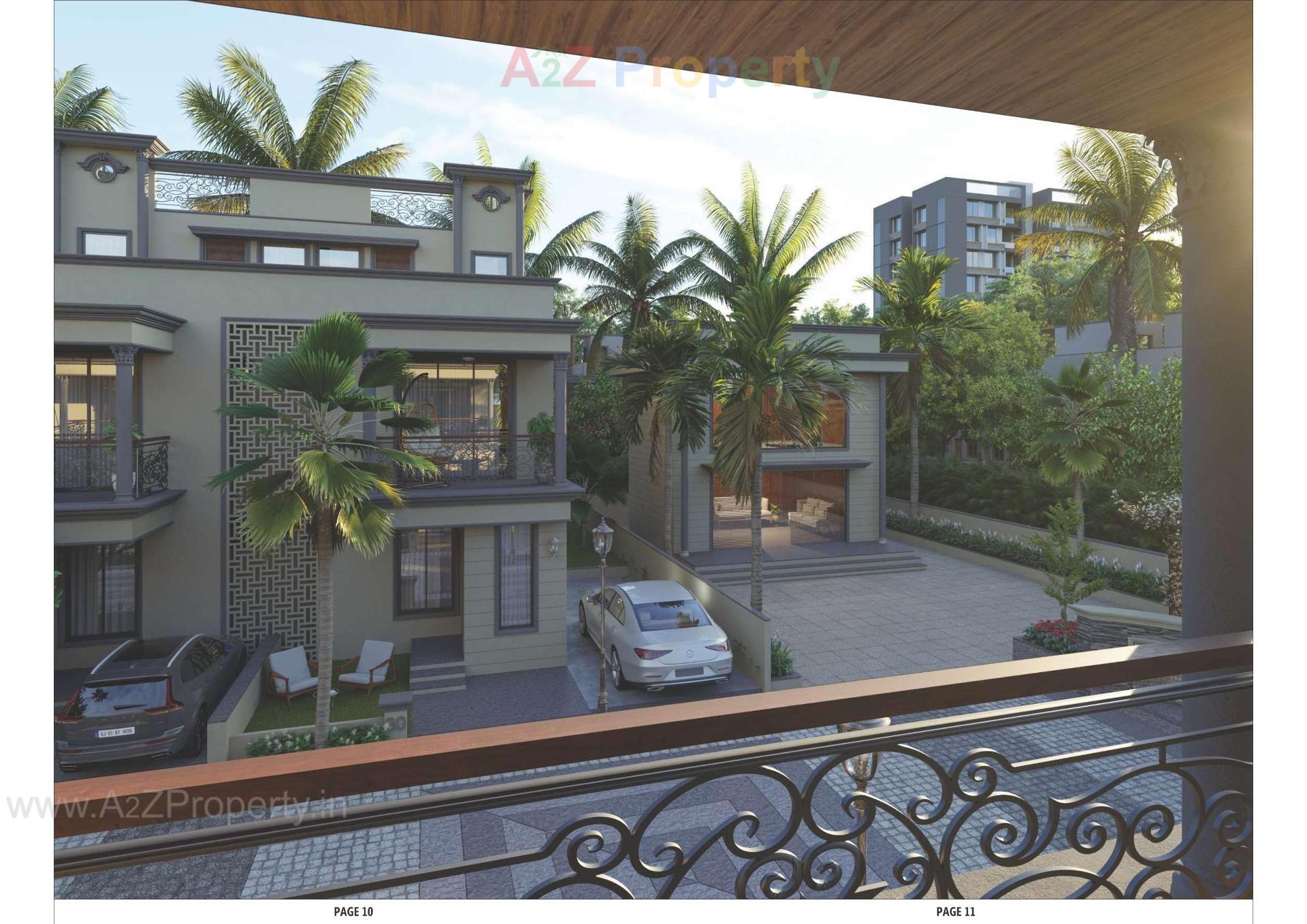 3D Elevation of real estate project Manthan Greens located at Vatva, Ahmedabad, Gujarat