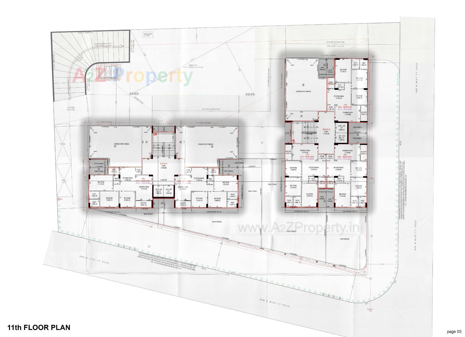 Layout of real estate project Map Celebration located at Sola, Ahmedabad, Gujarat