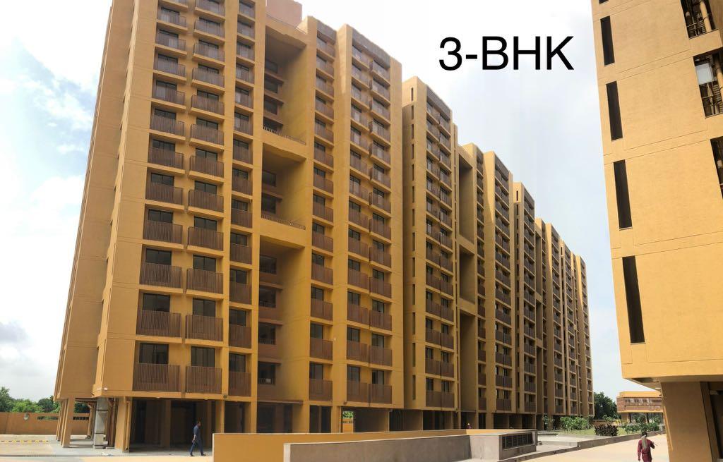 87025_const of real estate project Marigold located at Ghuma, Ahmedabad, Gujarat
