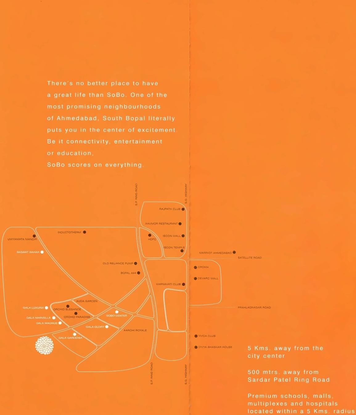  of real estate project Marigold located at Ghuma, Ahmedabad, Gujarat