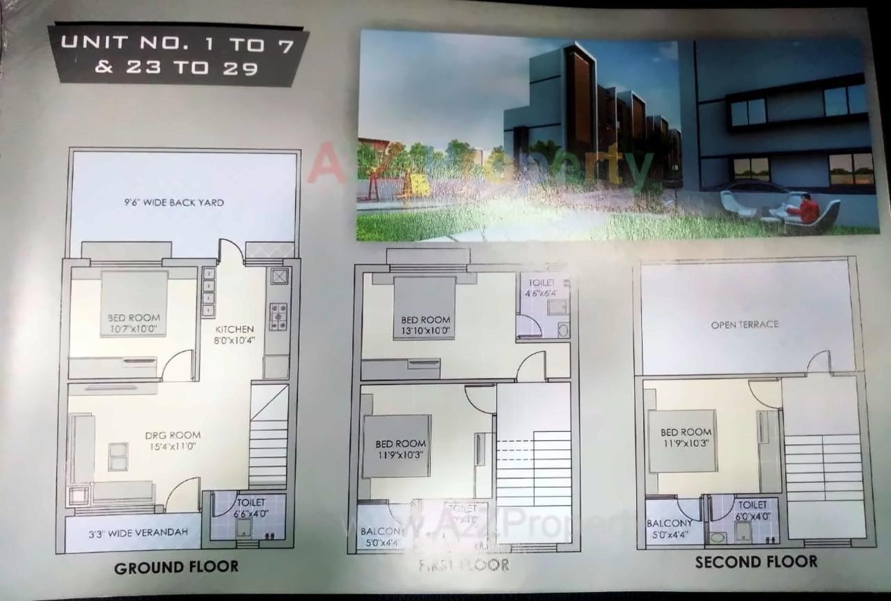 Layout of real estate project Marjan Duplex located at Vatva, Ahmedabad, Gujarat