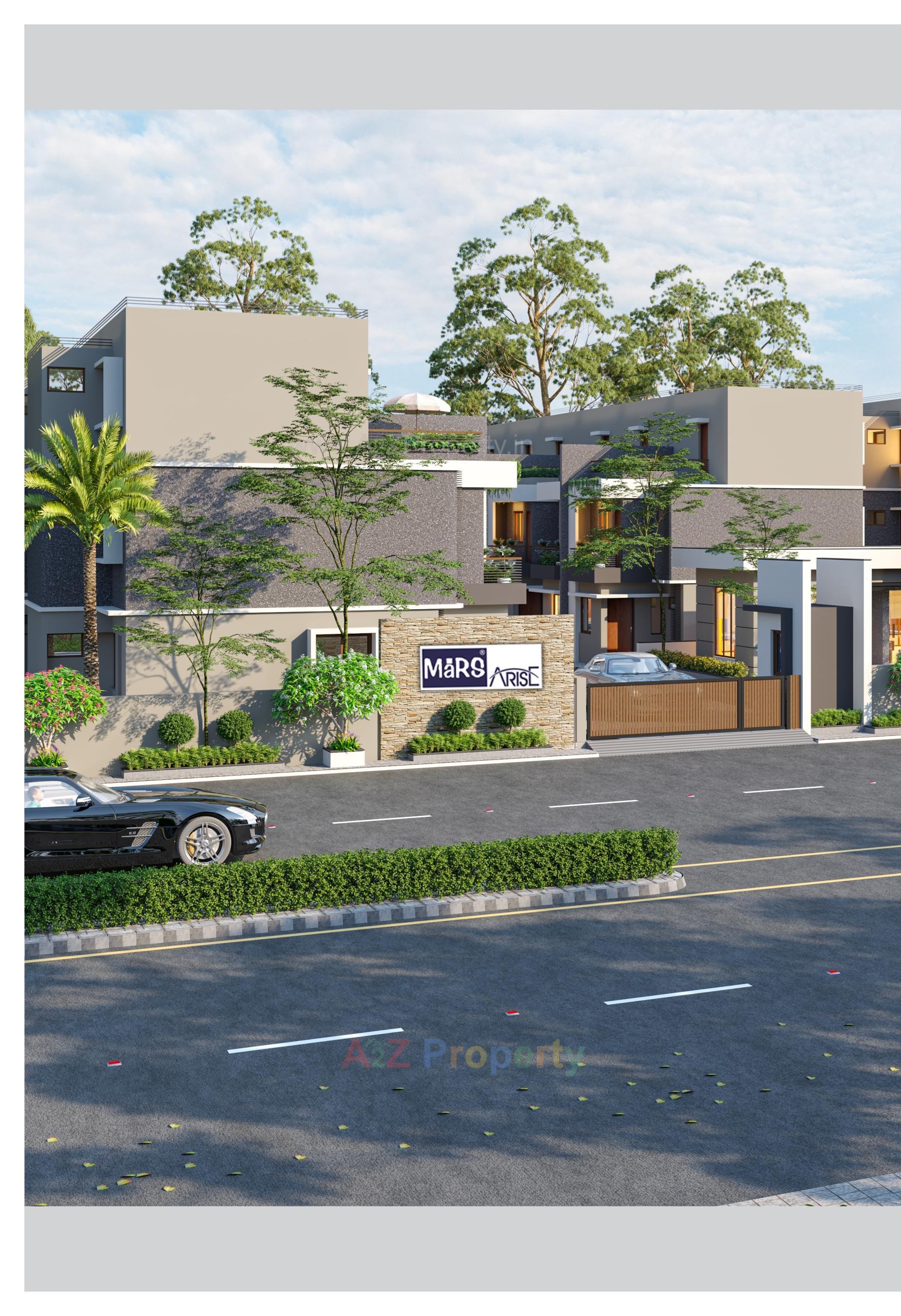 3D Elevation of real estate project Mars Arise located at Lambha, Ahmedabad, Gujarat