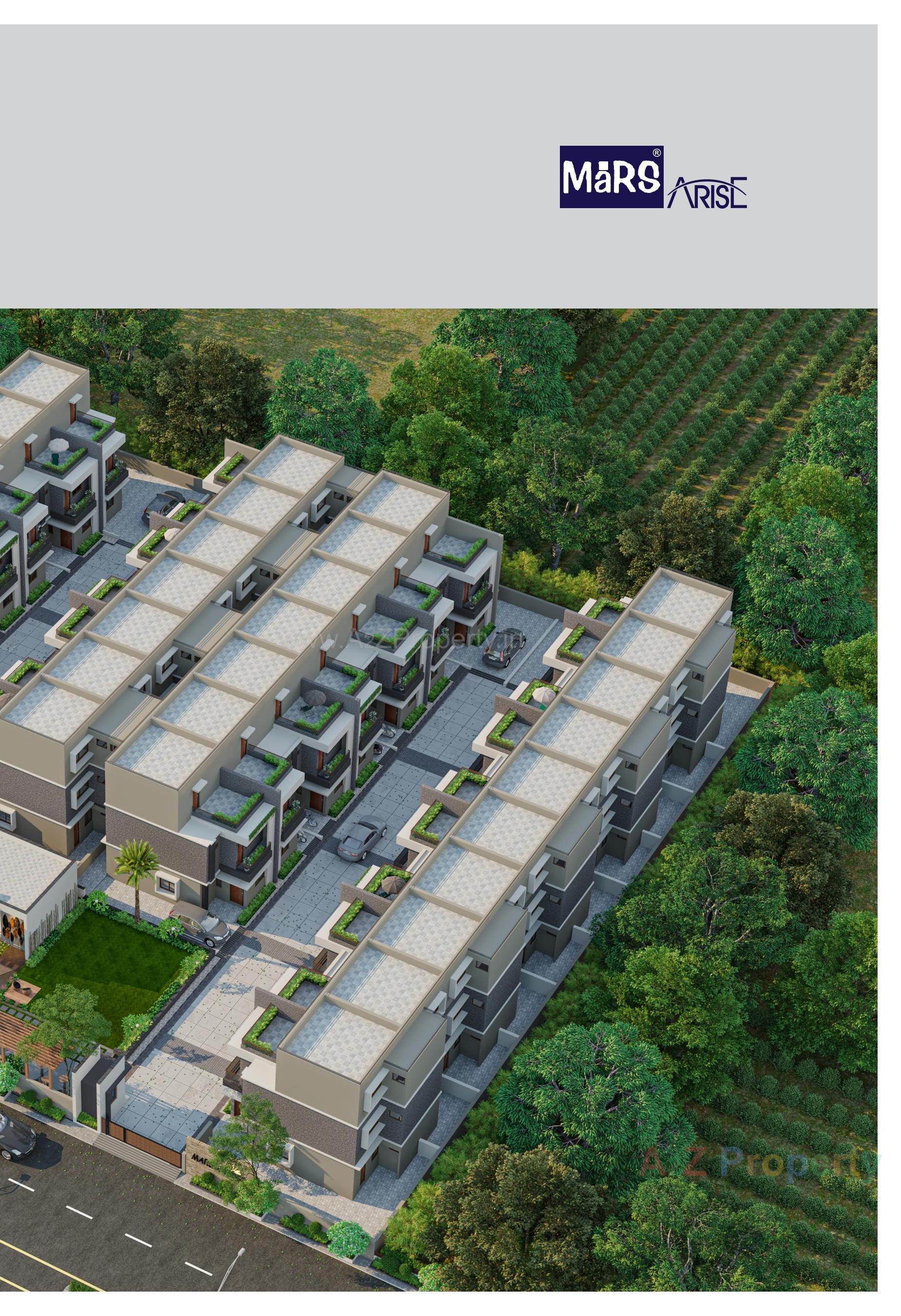 3D Elevation of real estate project Mars Arise located at Lambha, Ahmedabad, Gujarat