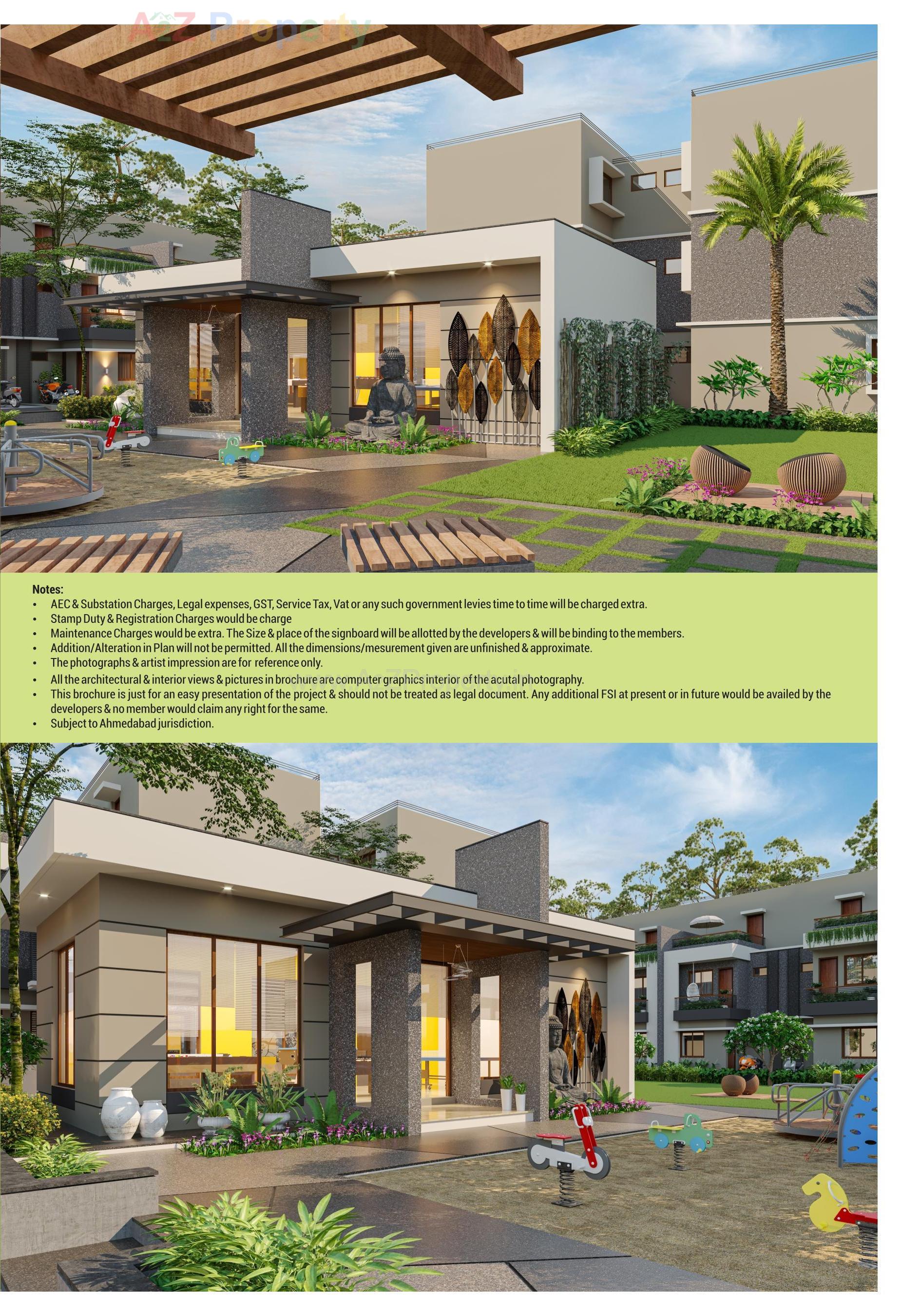 3D Elevation of real estate project Mars Arise located at Lambha, Ahmedabad, Gujarat
