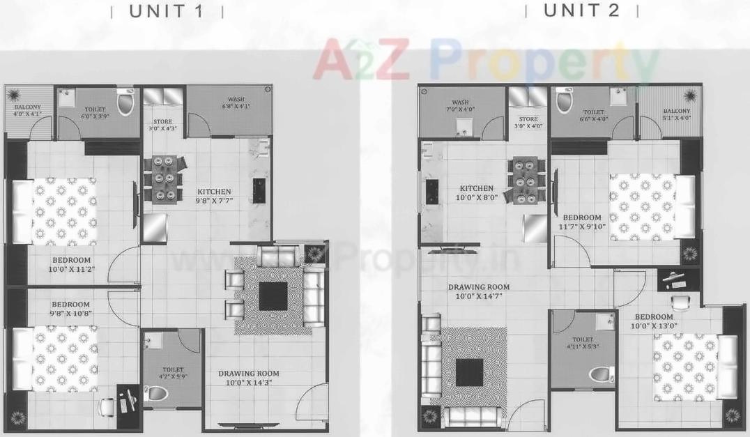 Layout of real estate project Maruti Bliss located at City, Ahmedabad, Gujarat