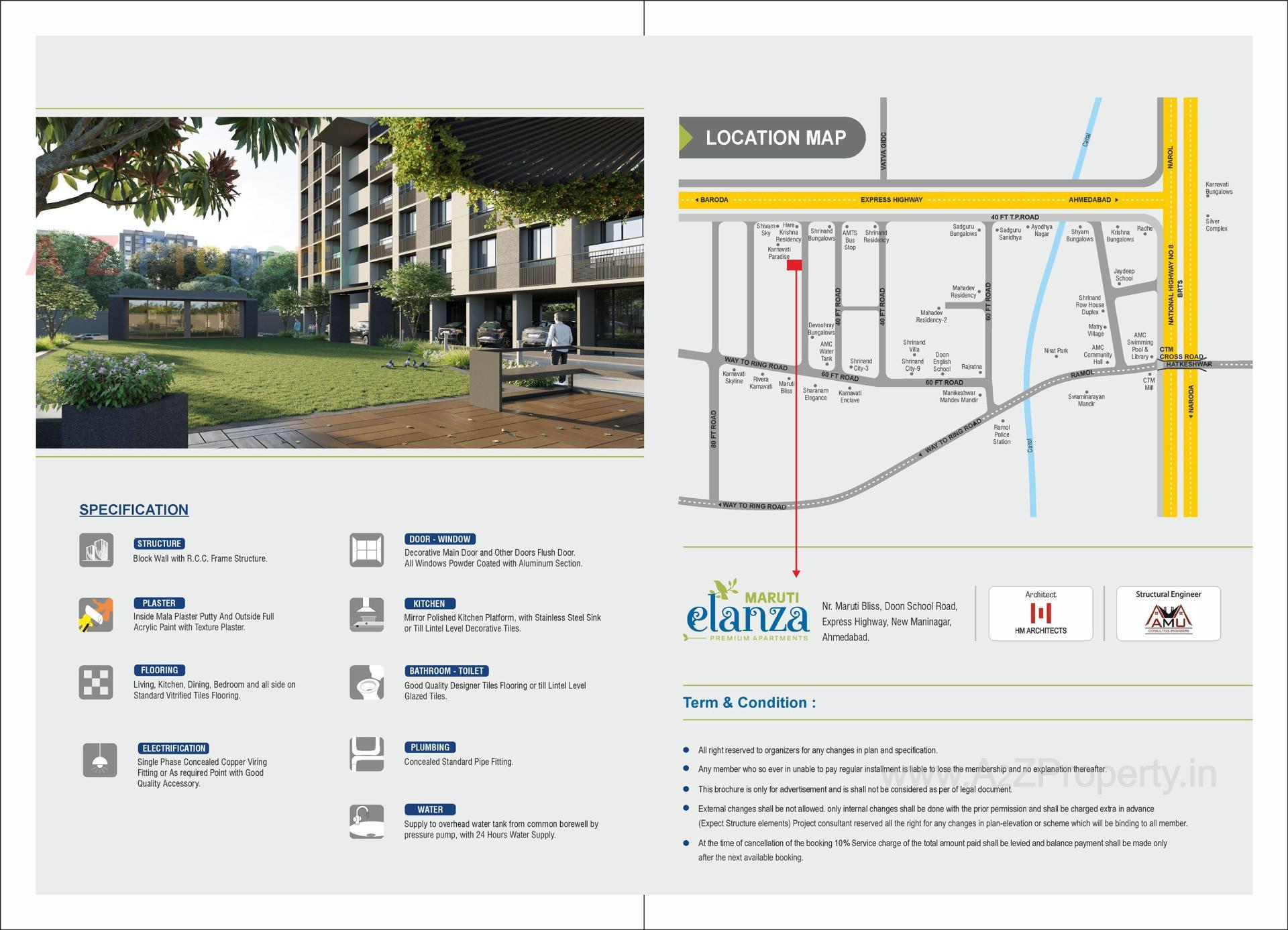  of real estate project Maruti Elanza located at Ramol, Ahmedabad, Gujarat