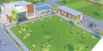 3D Elevation of real estate project Maruti Greenland located at Telav, Ahmedabad, Gujarat