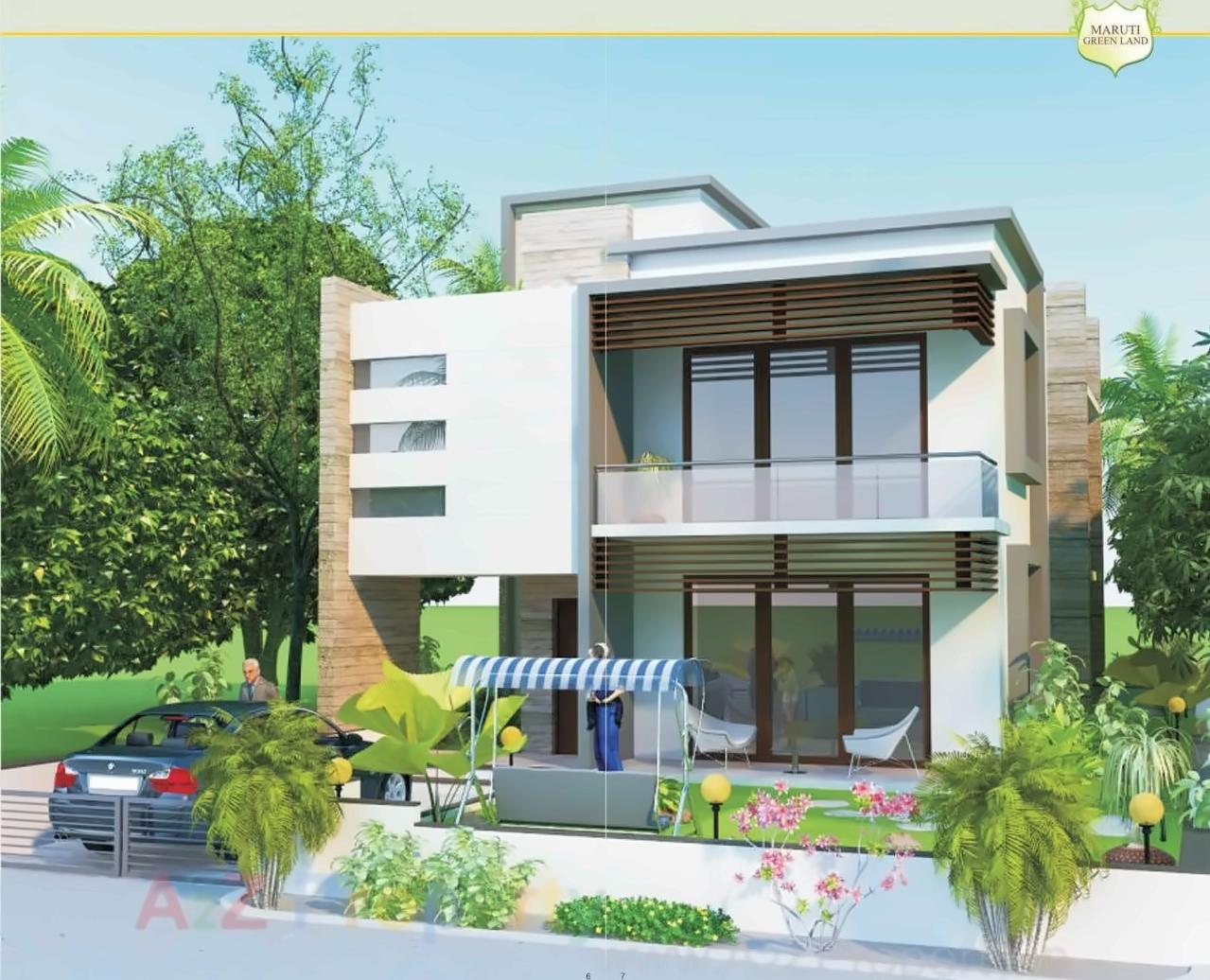 3D Elevation of real estate project Maruti Greenland located at Telav, Ahmedabad, Gujarat