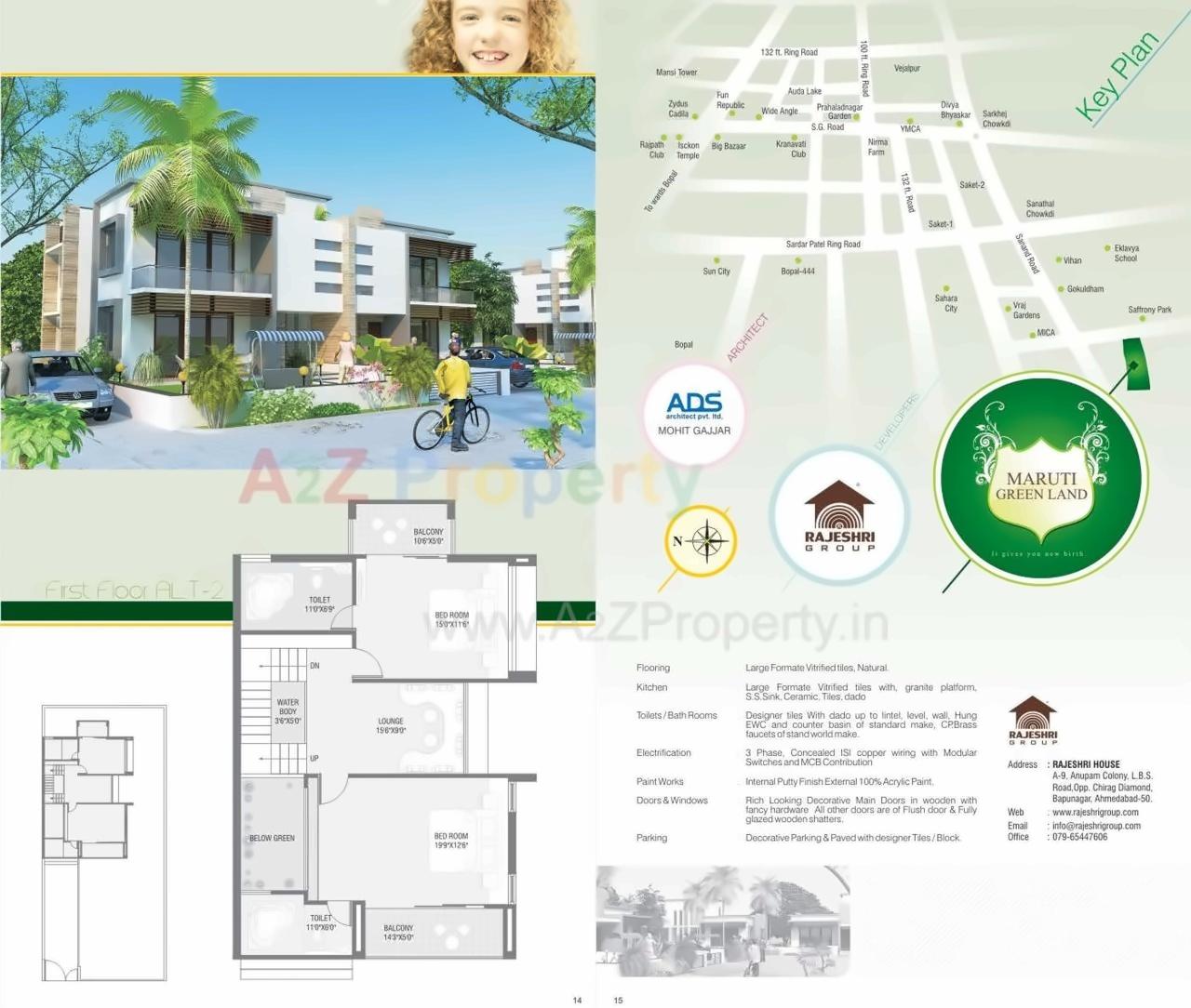  of real estate project Maruti Greenland located at Telav, Ahmedabad, Gujarat