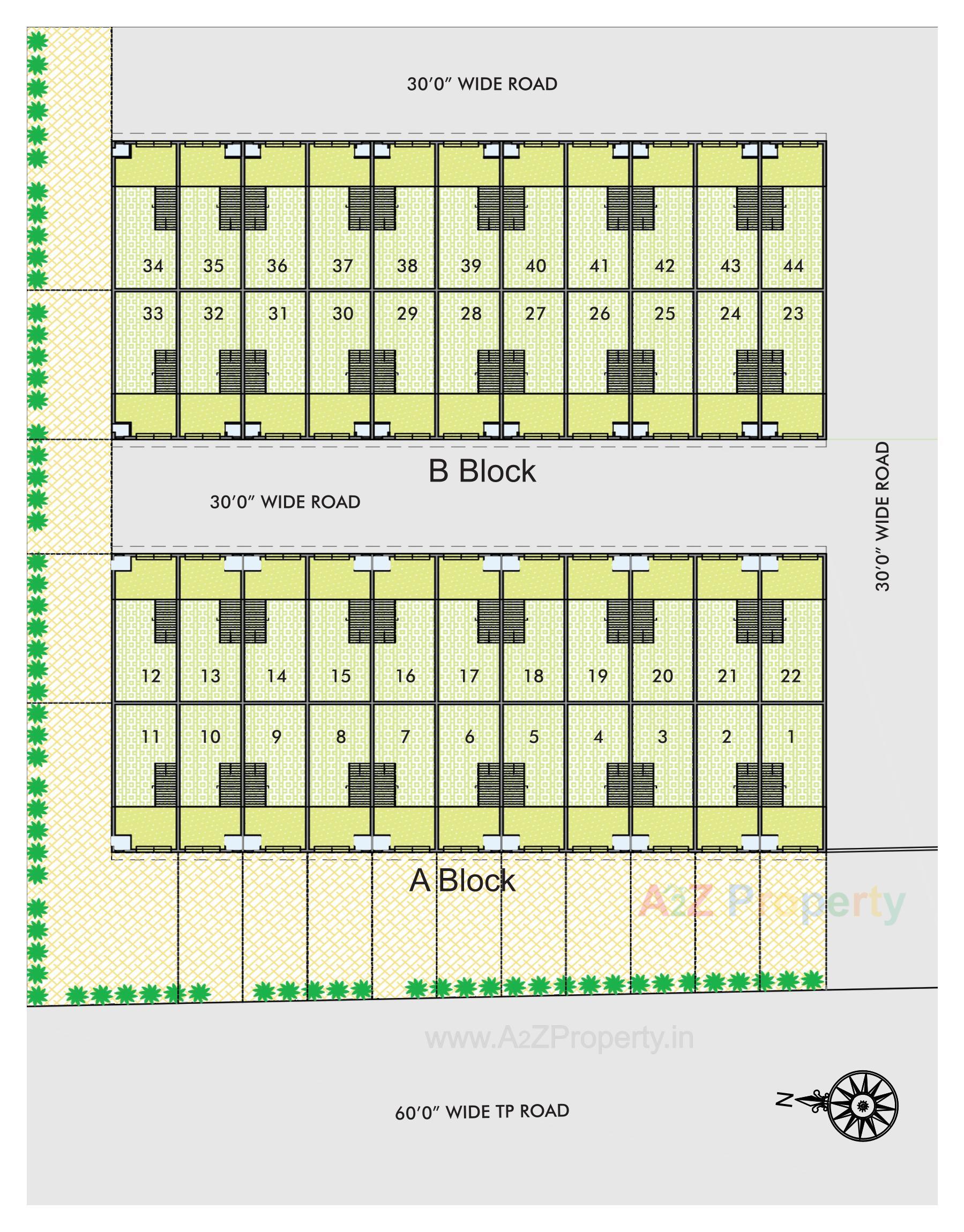 Layout of real estate project Maruti Industrial Estate located at Ahmedabad, Ahmedabad, Gujarat