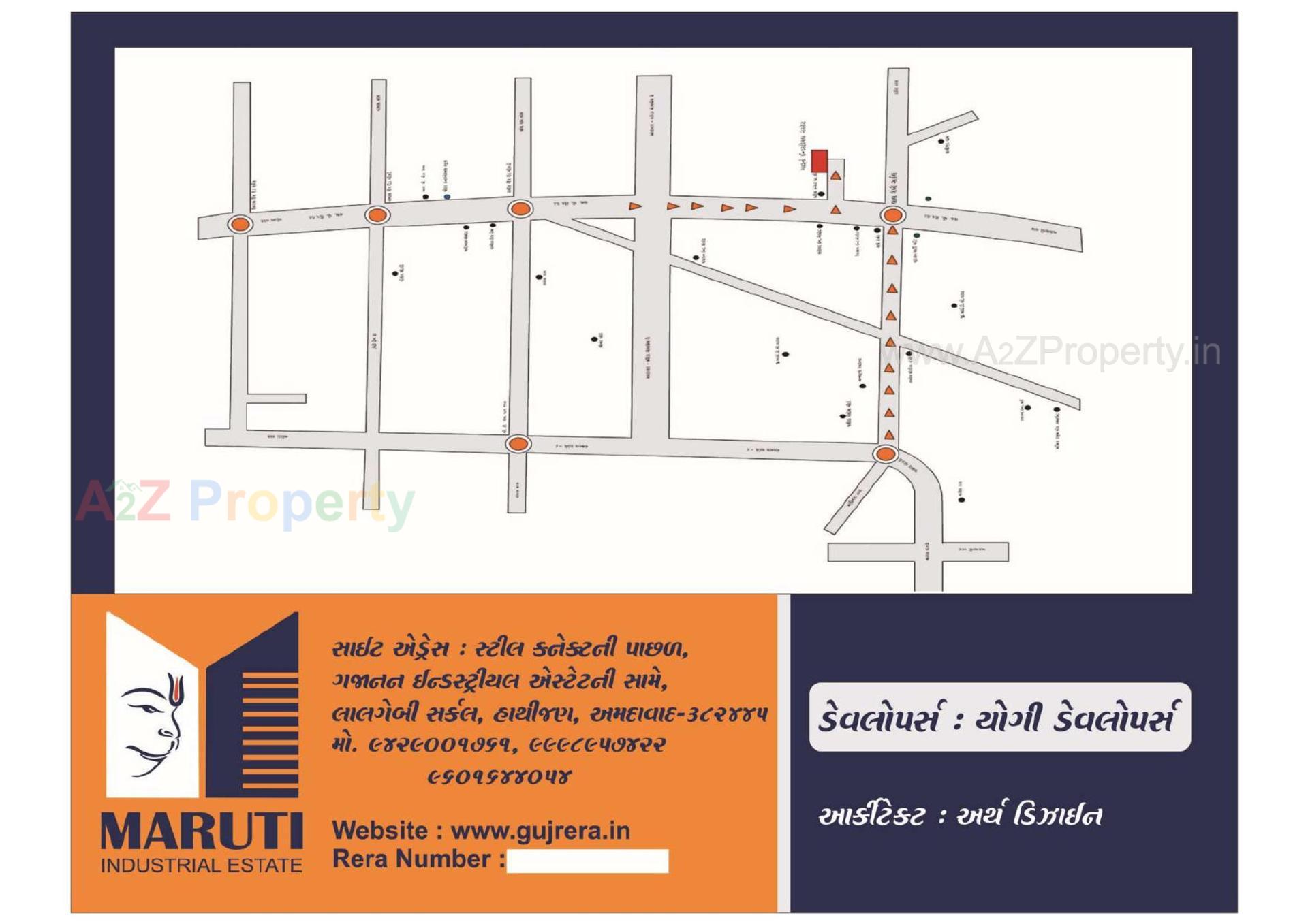  of real estate project Maruti Industrial Estate located at Hathijan, Ahmedabad, Gujarat