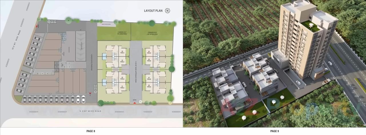 Layout of real estate project Maruti L Axis located at Ahmedabad, Ahmedabad, Gujarat