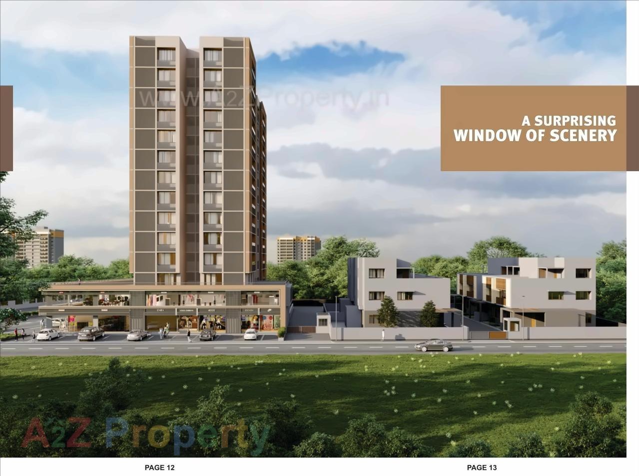 3D Elevation of real estate project Maruti L Axis located at Ahmedabad, Ahmedabad, Gujarat