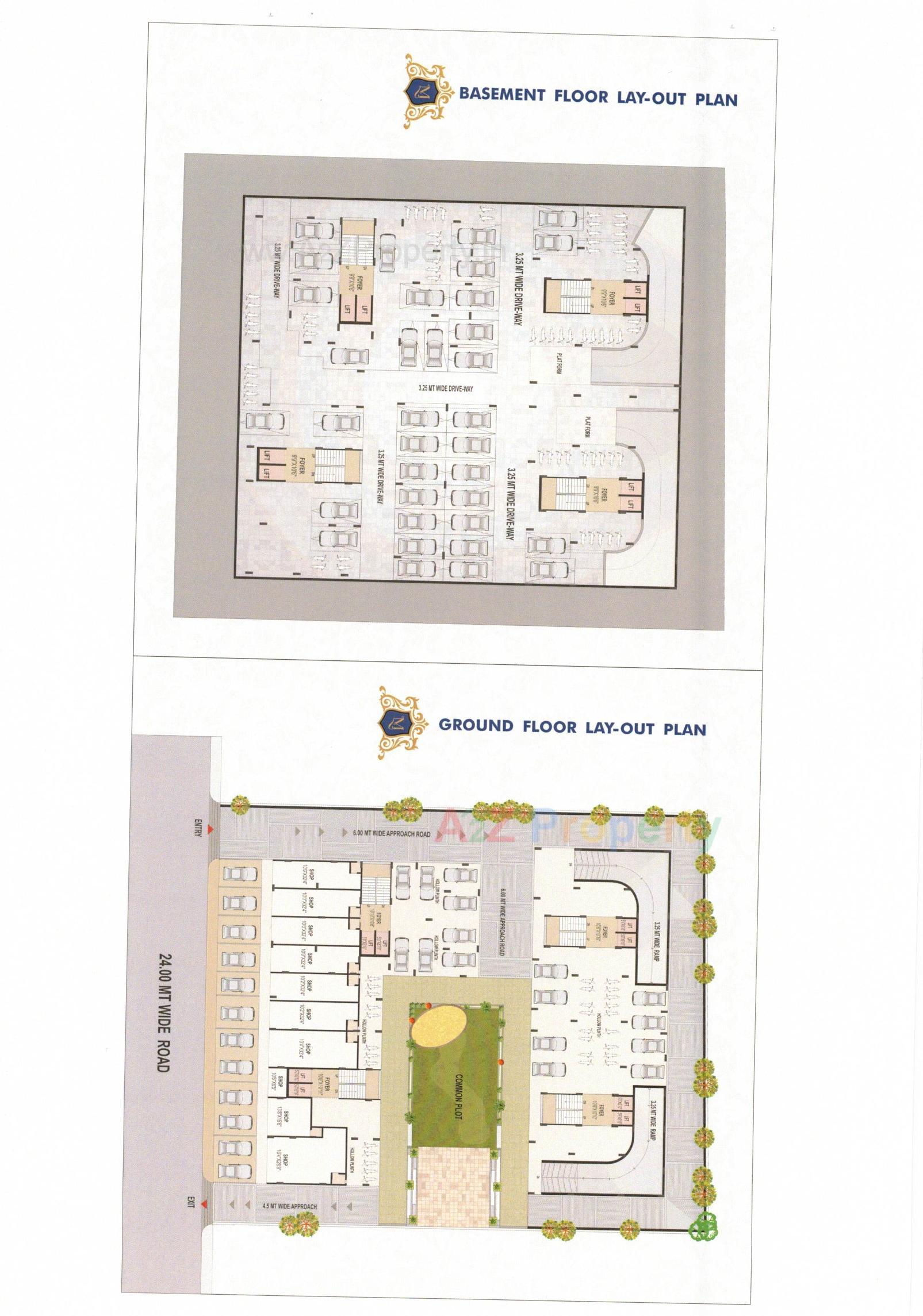 Layout of real estate project Maruti Luxuria located at Vastral, Ahmedabad, Gujarat