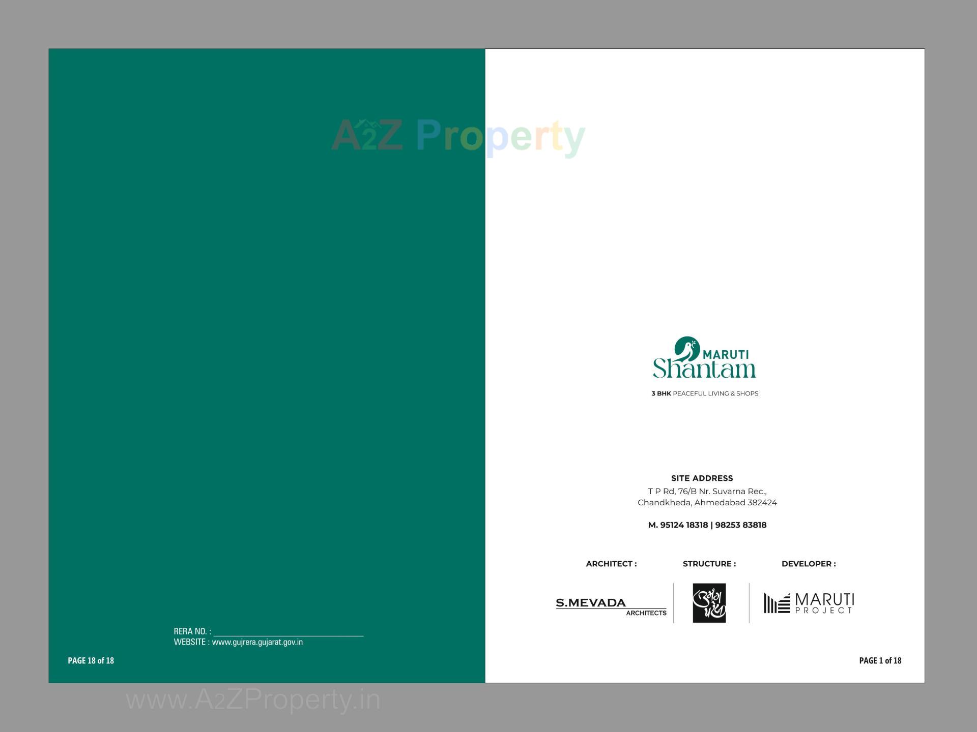  of real estate project Maruti Shantam located at Chandkheda, Ahmedabad, Gujarat