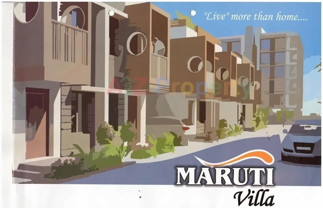 3D Elevation of real estate project Maruti Villa (block  A, B, C, D) located at City, Ahmedabad, Gujarat