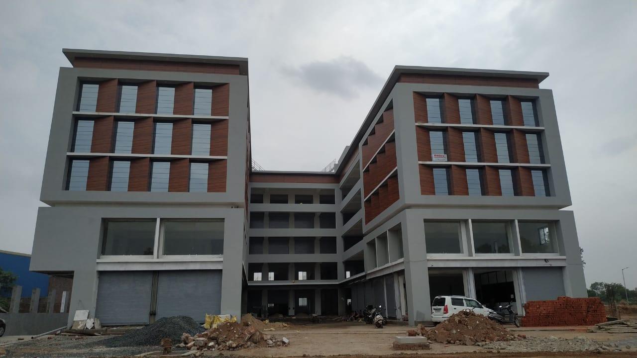 170407_const of real estate project Matrix Plaza located at Vinzol, Ahmedabad, Gujarat