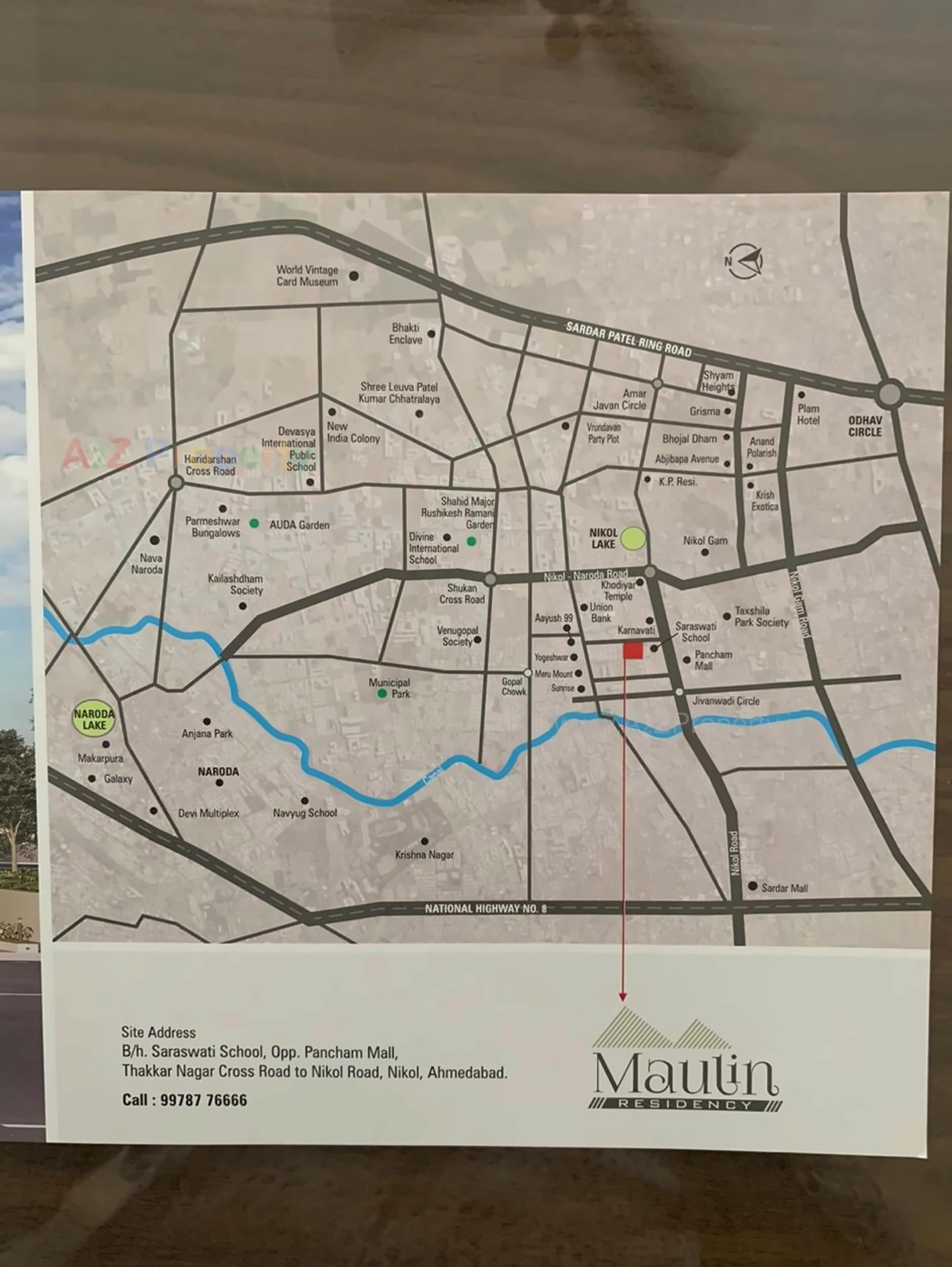  of real estate project Maulin Residency located at Nikol, Ahmedabad, Gujarat