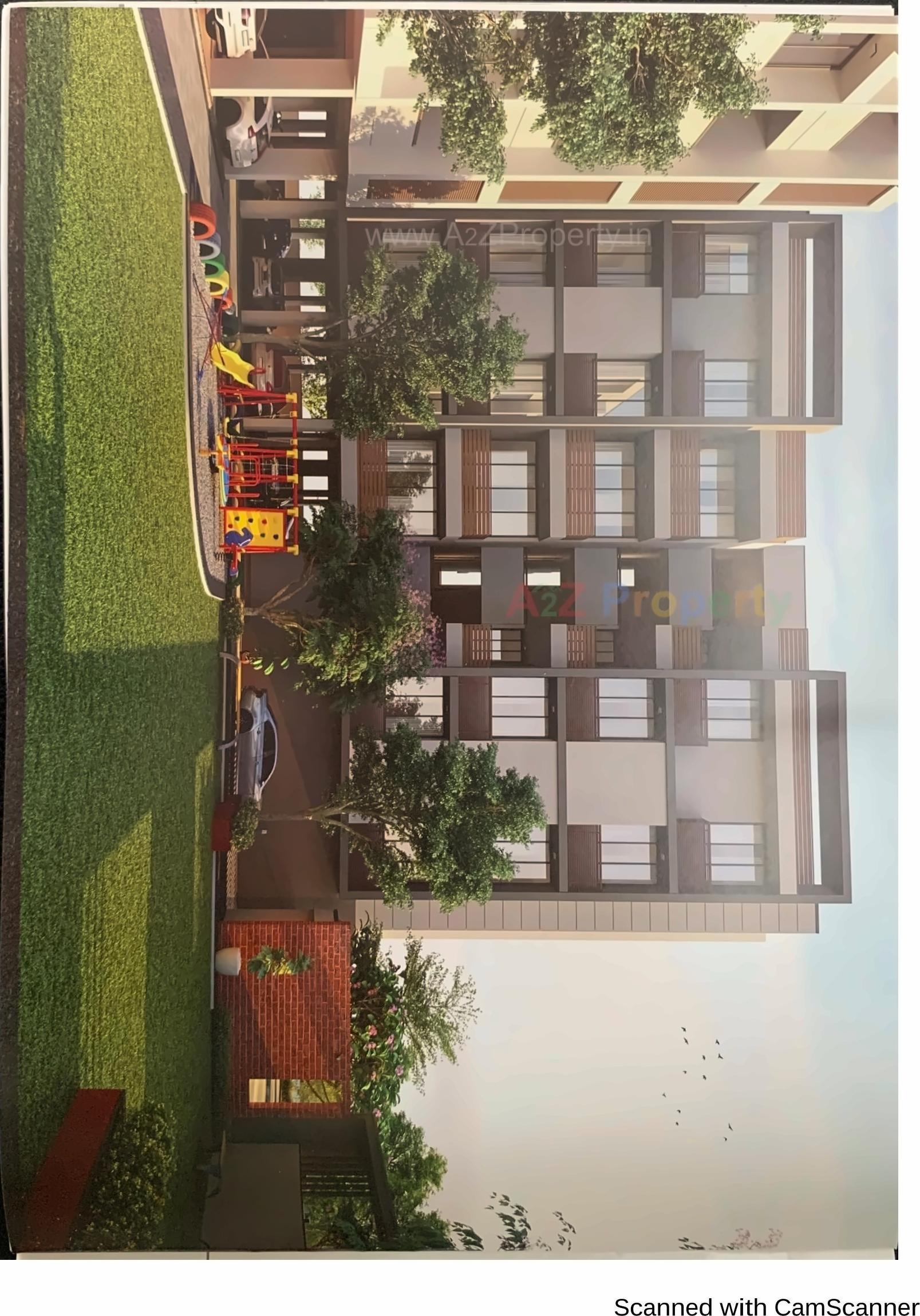 3D Elevation of real estate project Maulin Residency located at Nikol, Ahmedabad, Gujarat