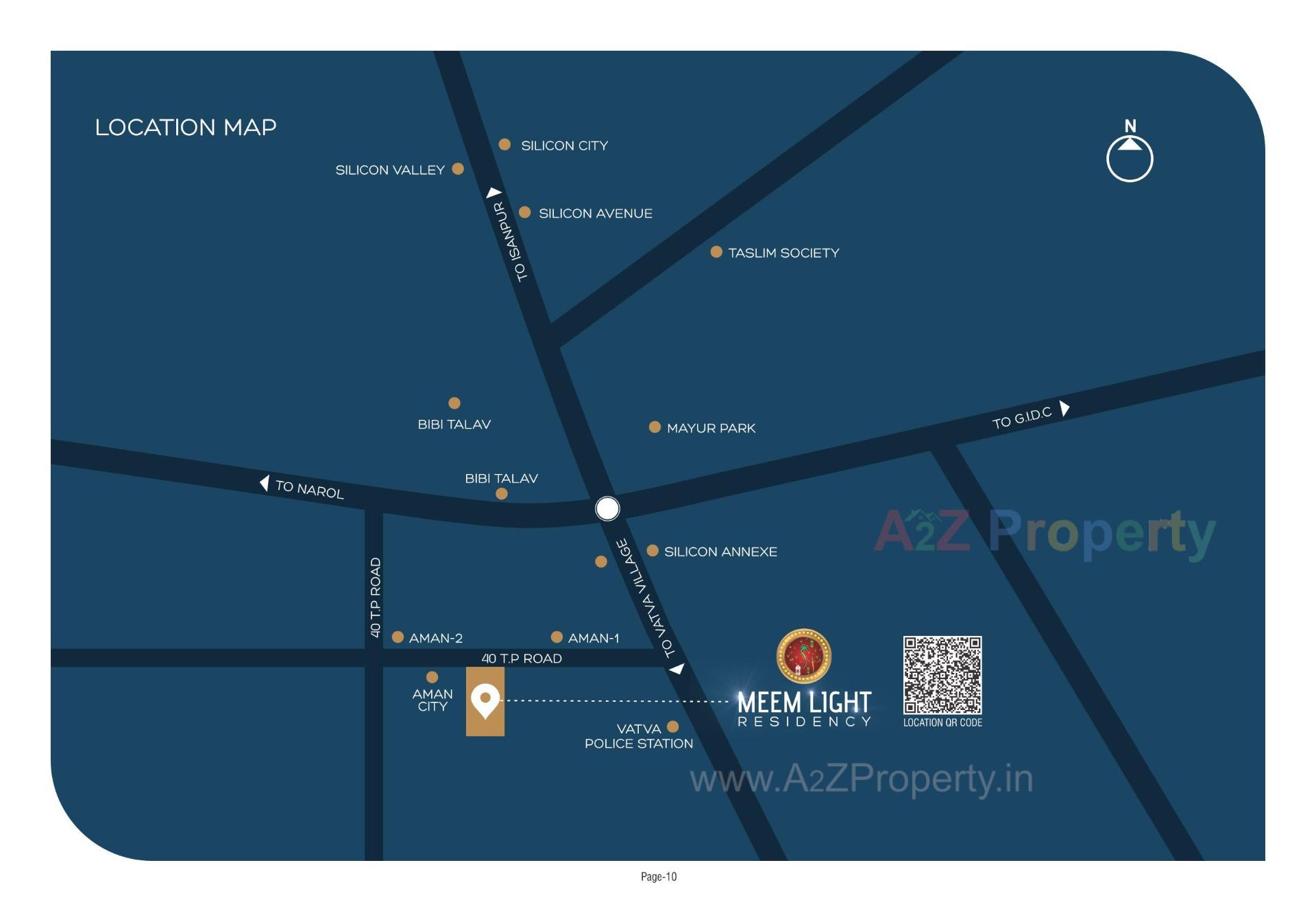  of real estate project Meem Light Residency located at Vatva, Ahmedabad, Gujarat