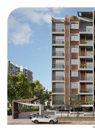 Elevation of real estate project Meem Light Residency located at Vatva, Ahmedabad, Gujarat
