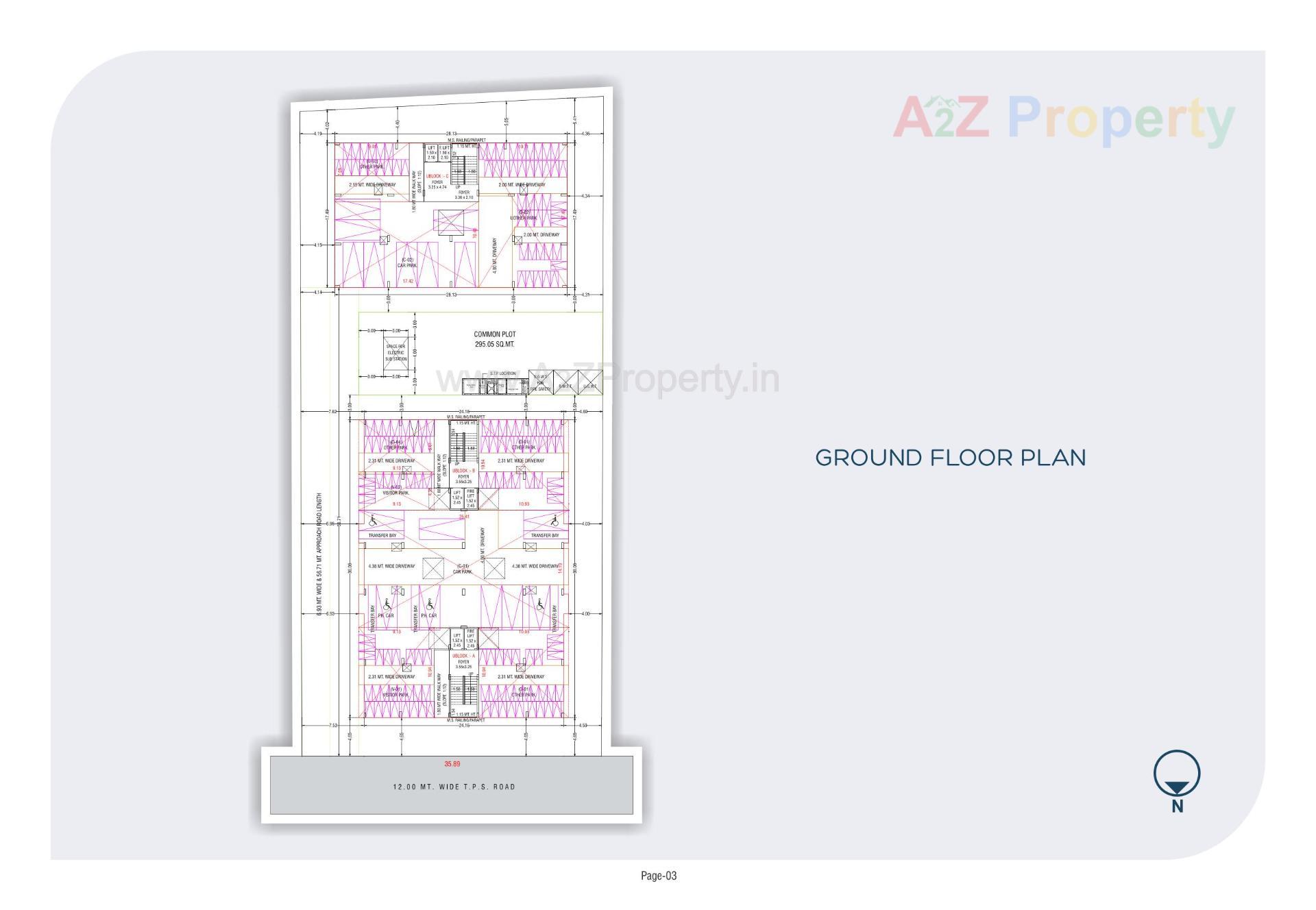 Layout of real estate project Meem Light Residency located at Vatva, Ahmedabad, Gujarat