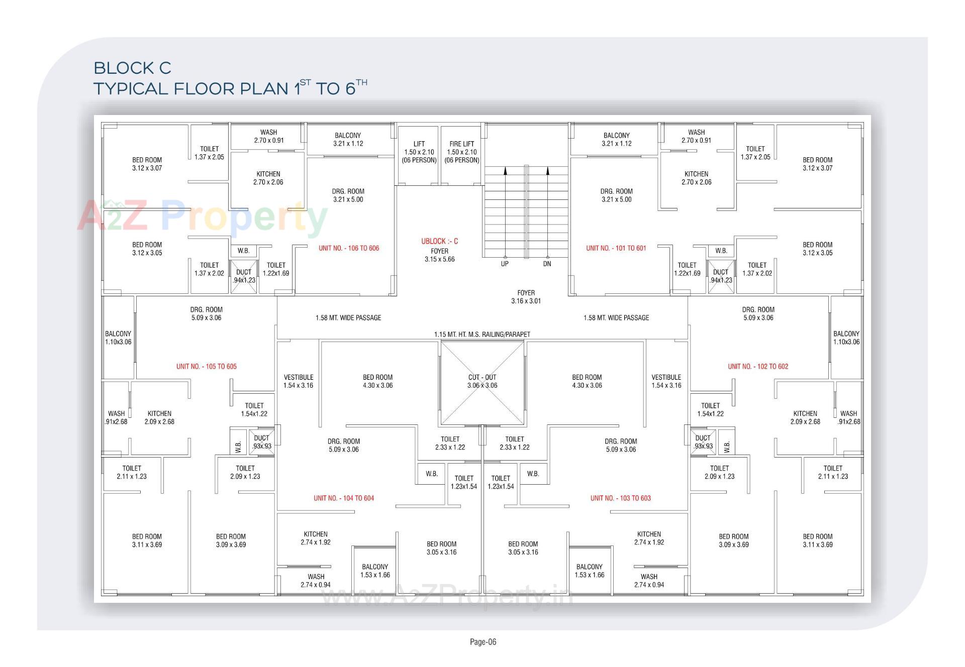 Layout of real estate project Meem Light Residency located at Vatva, Ahmedabad, Gujarat