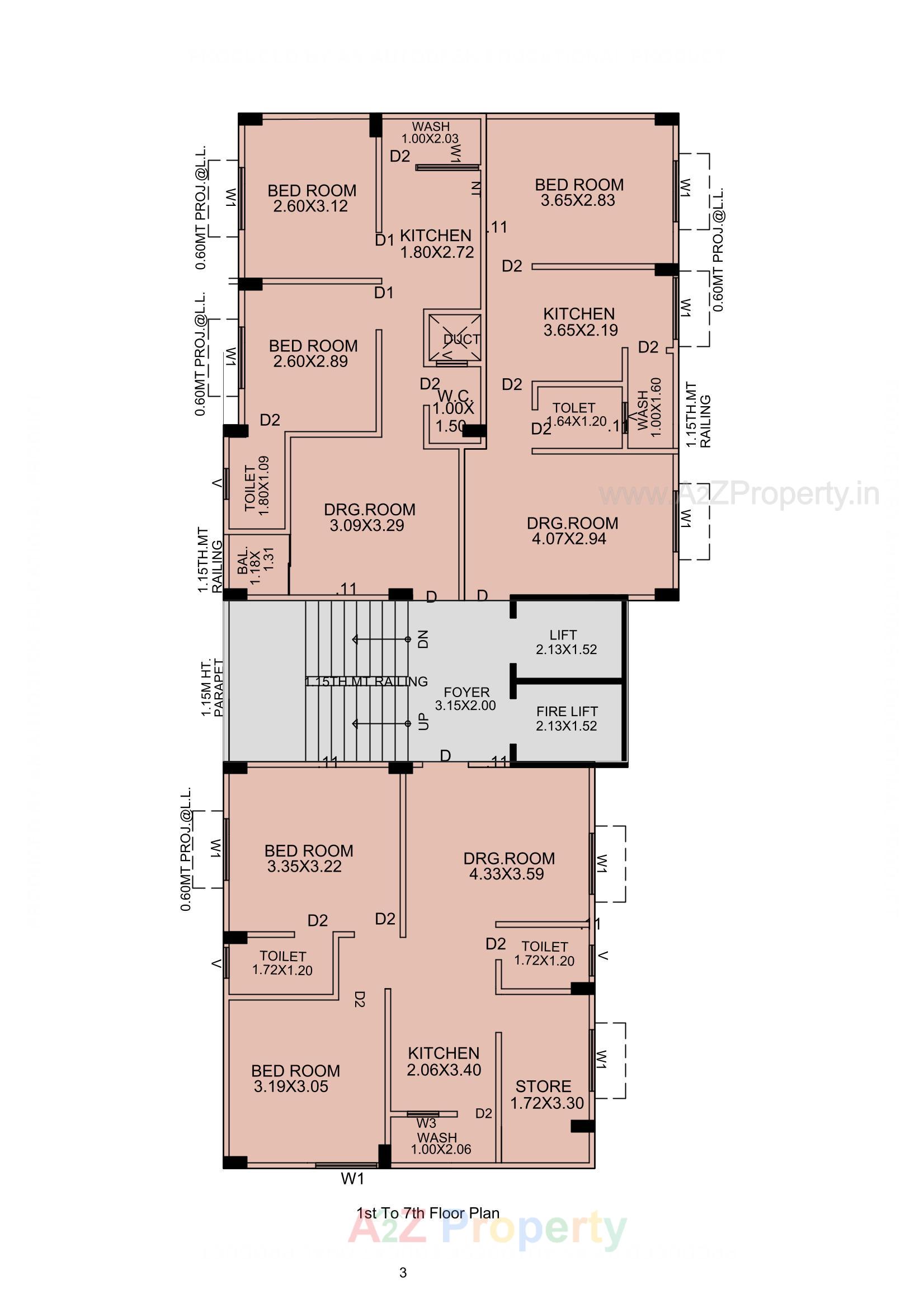 Layout of real estate project Meghashray located at Ahmedabad, Ahmedabad, Gujarat