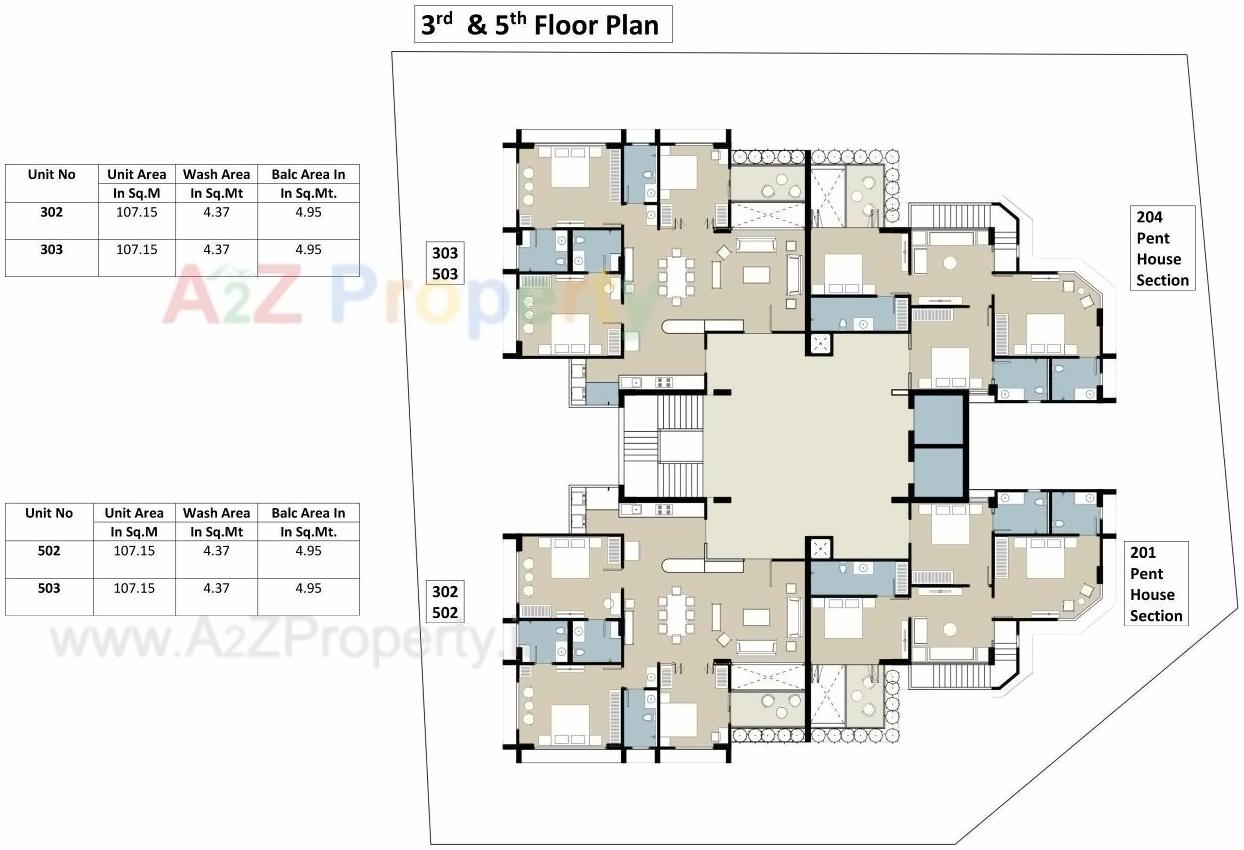 Layout of real estate project Meghdhanush Residency located at Vastrapur, Ahmedabad, Gujarat