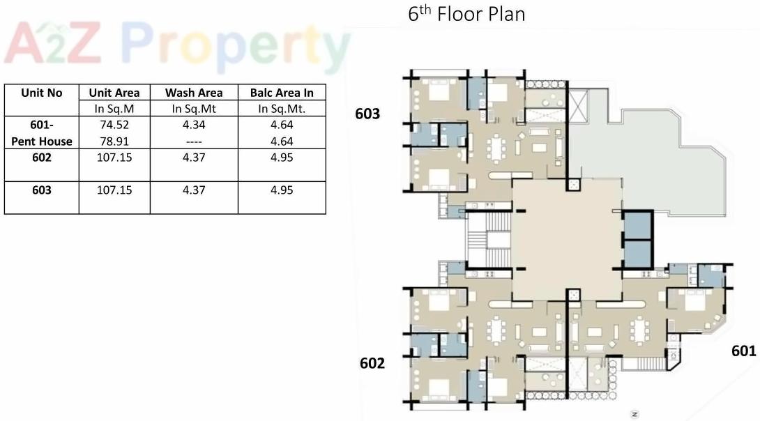 Layout of real estate project Meghdhanush Residency located at Vastrapur, Ahmedabad, Gujarat