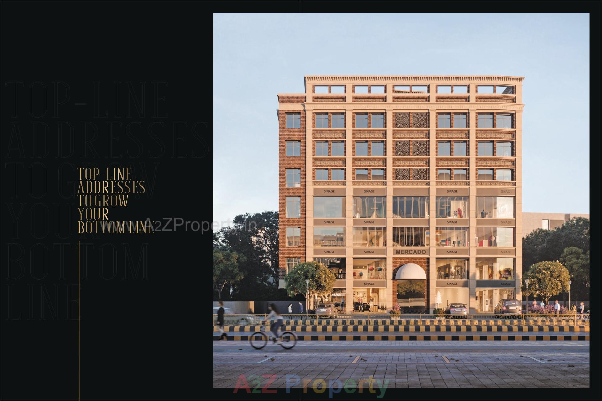 3D Elevation of real estate project Mercado located at Changispura, Ahmedabad, Gujarat