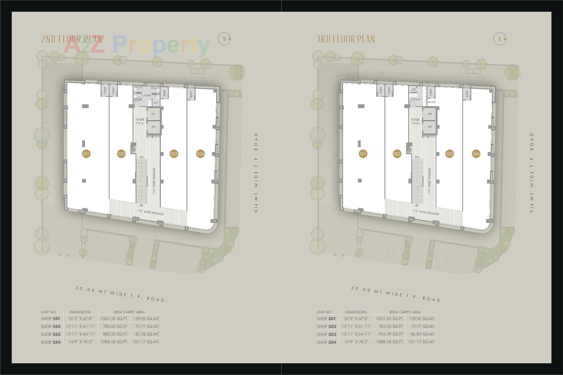 Layout of real estate project Mercado located at Changispura, Ahmedabad, Gujarat