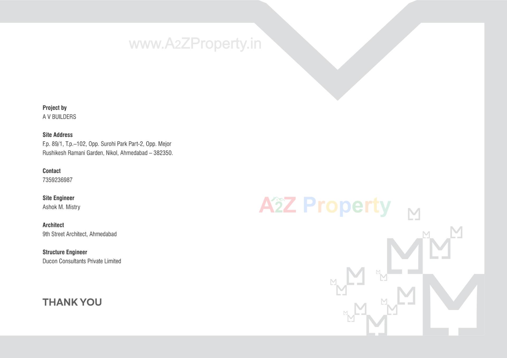  of real estate project Mercury Square located at Nikol, Ahmedabad, Gujarat