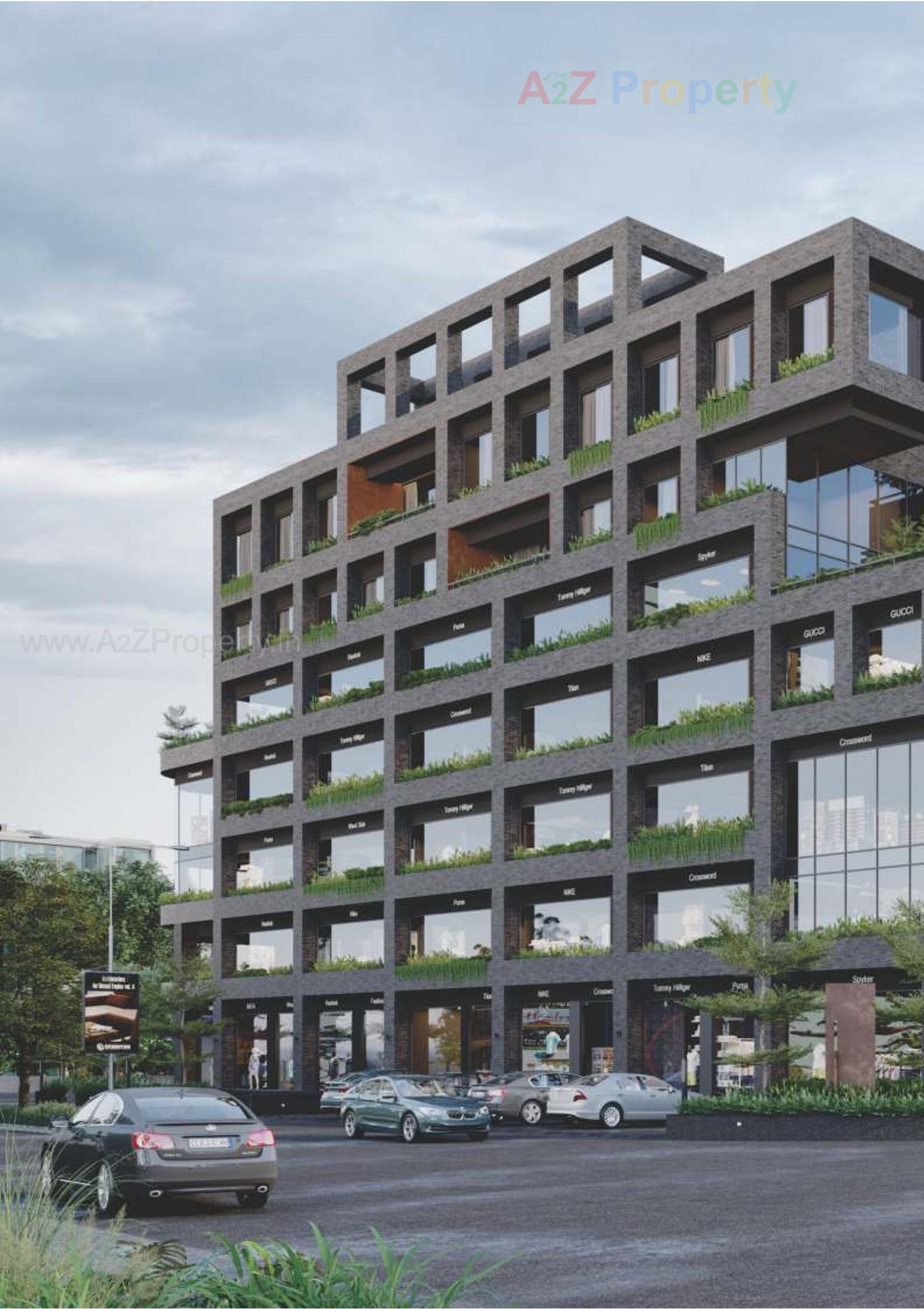 3D Elevation of real estate project Mercury Square located at Nikol, Ahmedabad, Gujarat