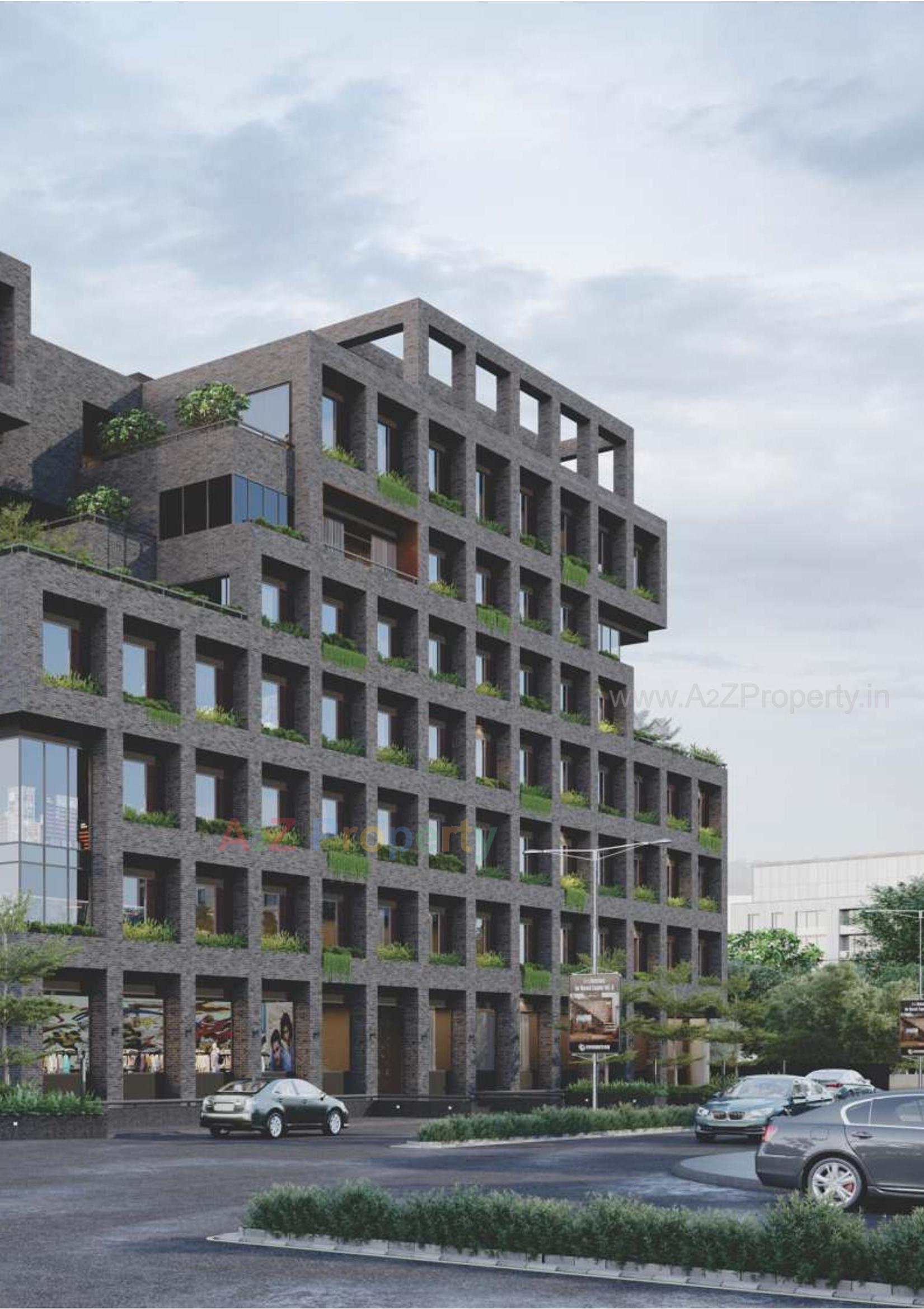 3D Elevation of real estate project Mercury Square located at Nikol, Ahmedabad, Gujarat