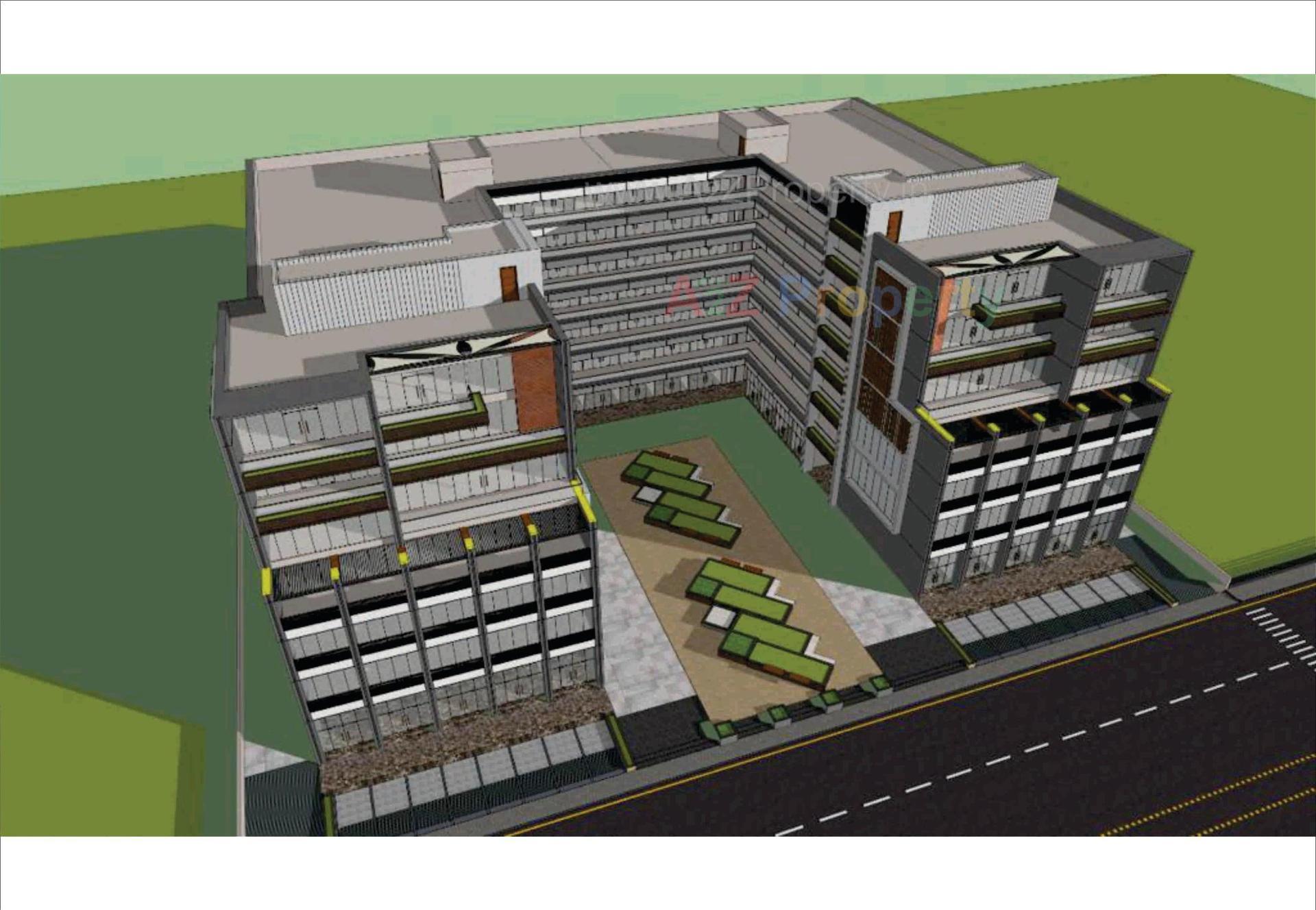 Layout of real estate project Meridian One located at Nikol, Ahmedabad, Gujarat