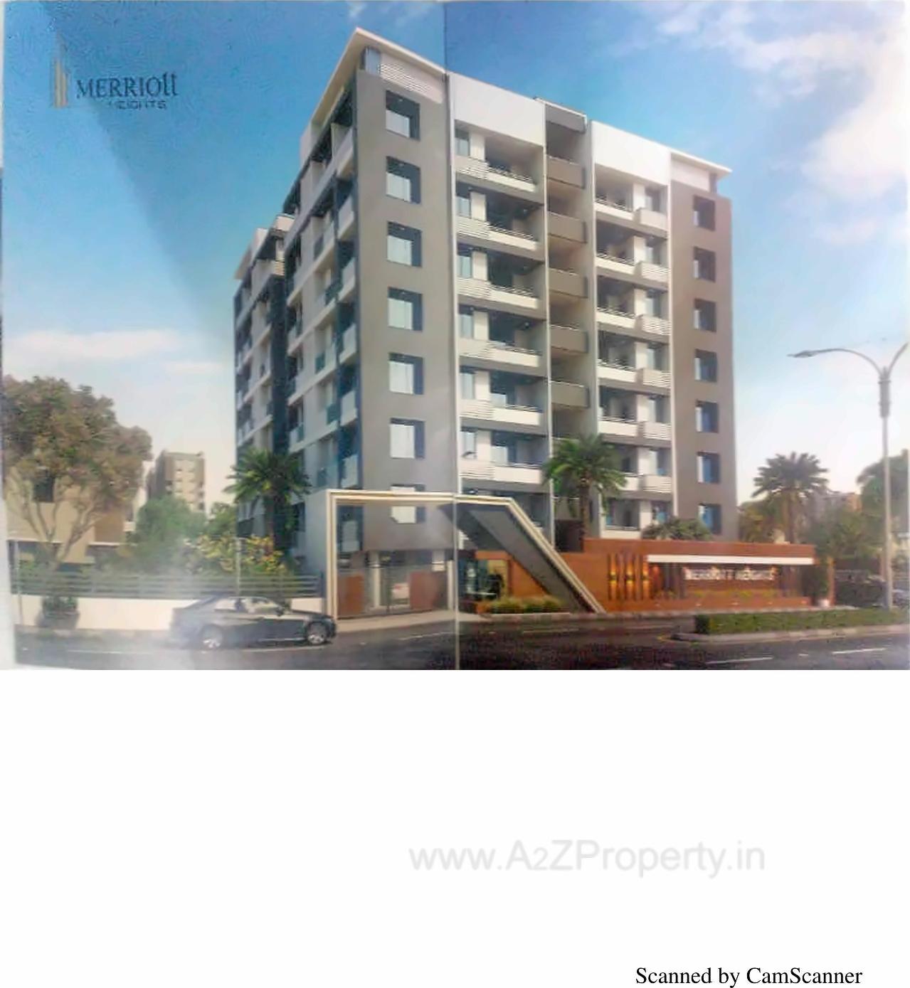3D Elevation of real estate project Merriott Heights located at Nikol, Ahmedabad, Gujarat