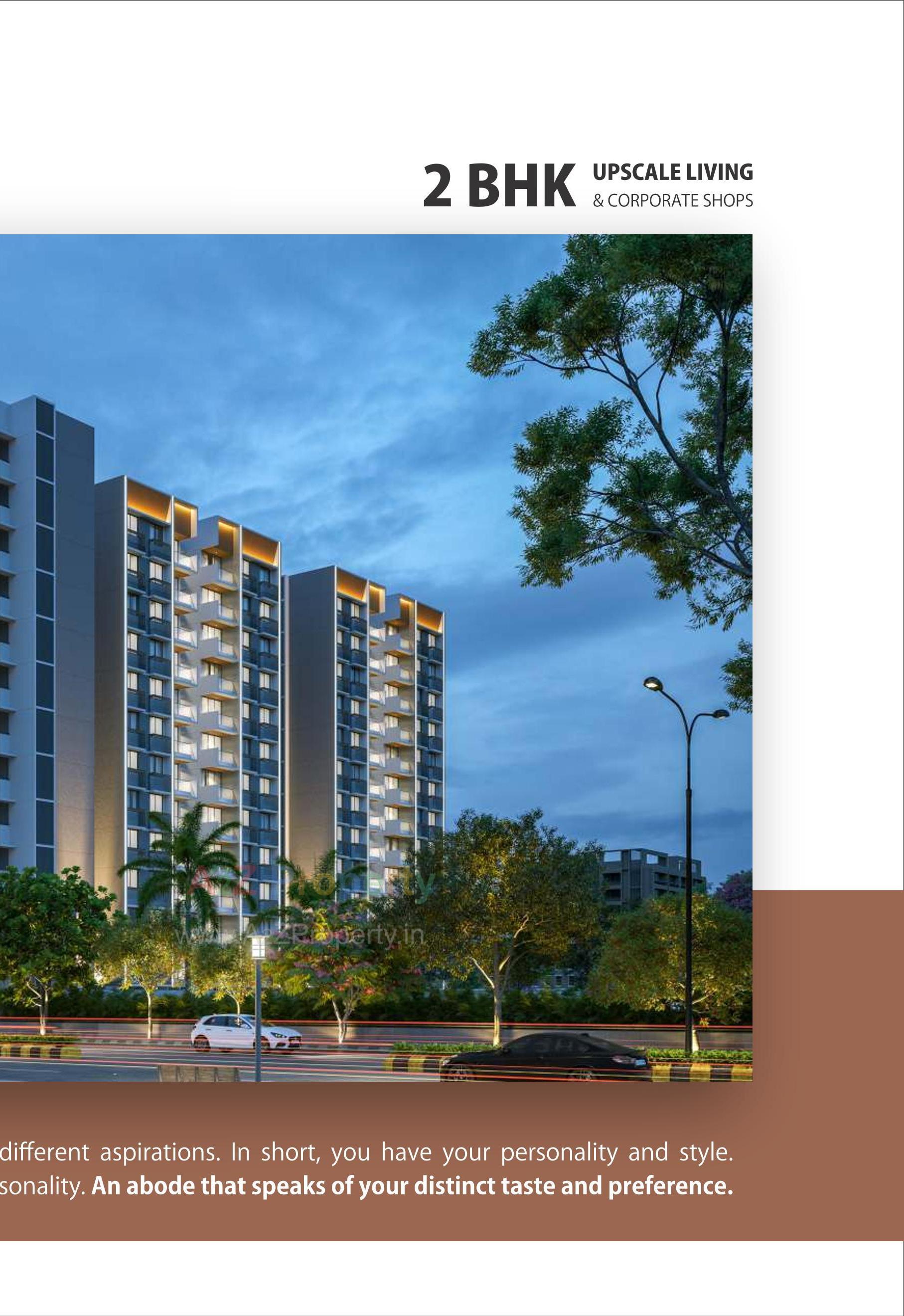 3D Elevation of real estate project Merriott Town located at Nikol, Ahmedabad, Gujarat