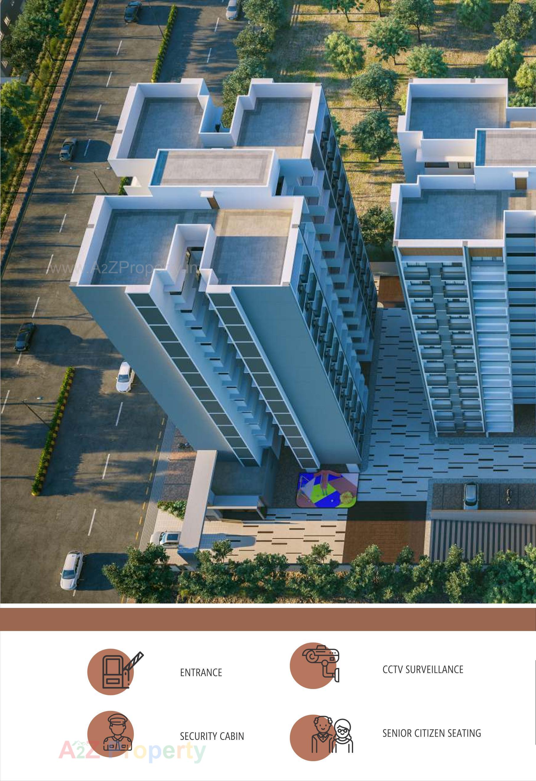 3D Elevation of real estate project Merriott Town located at Nikol, Ahmedabad, Gujarat