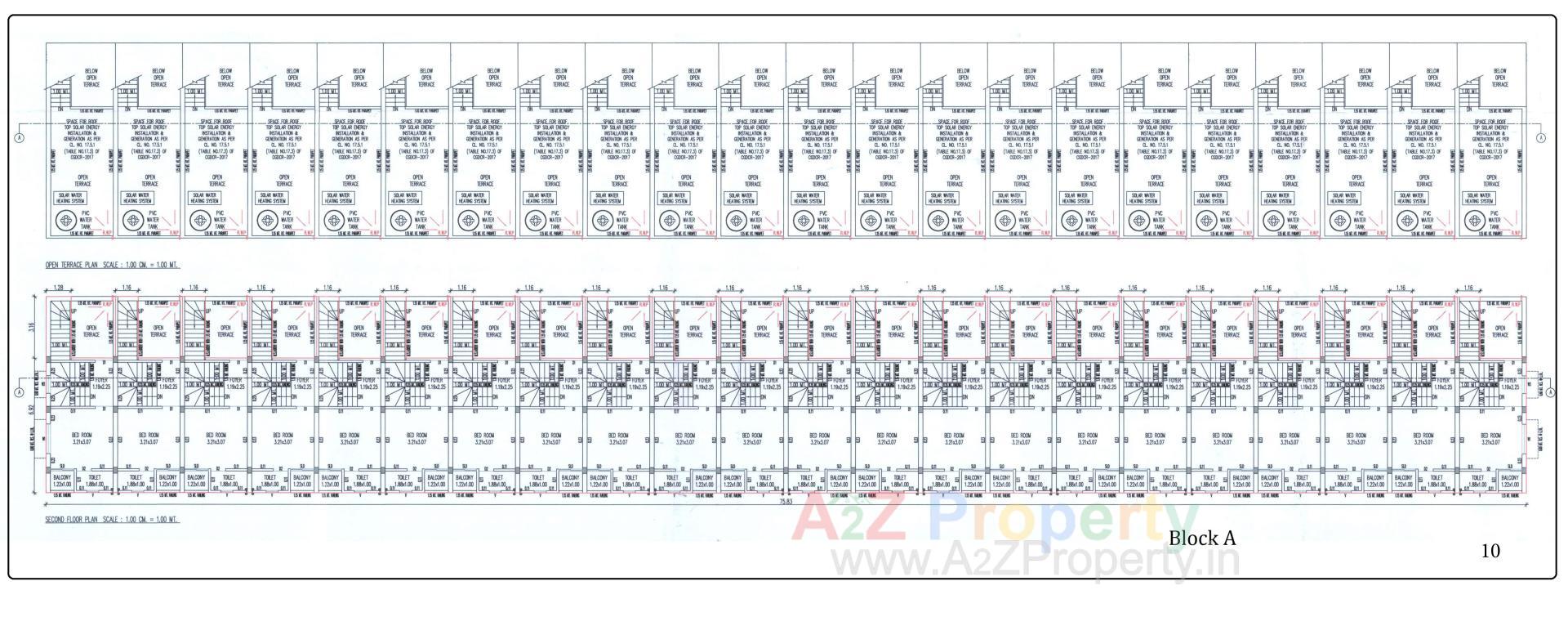 Layout of real estate project Mivaan Gayatri Homes located at Vatva, Ahmedabad, Gujarat