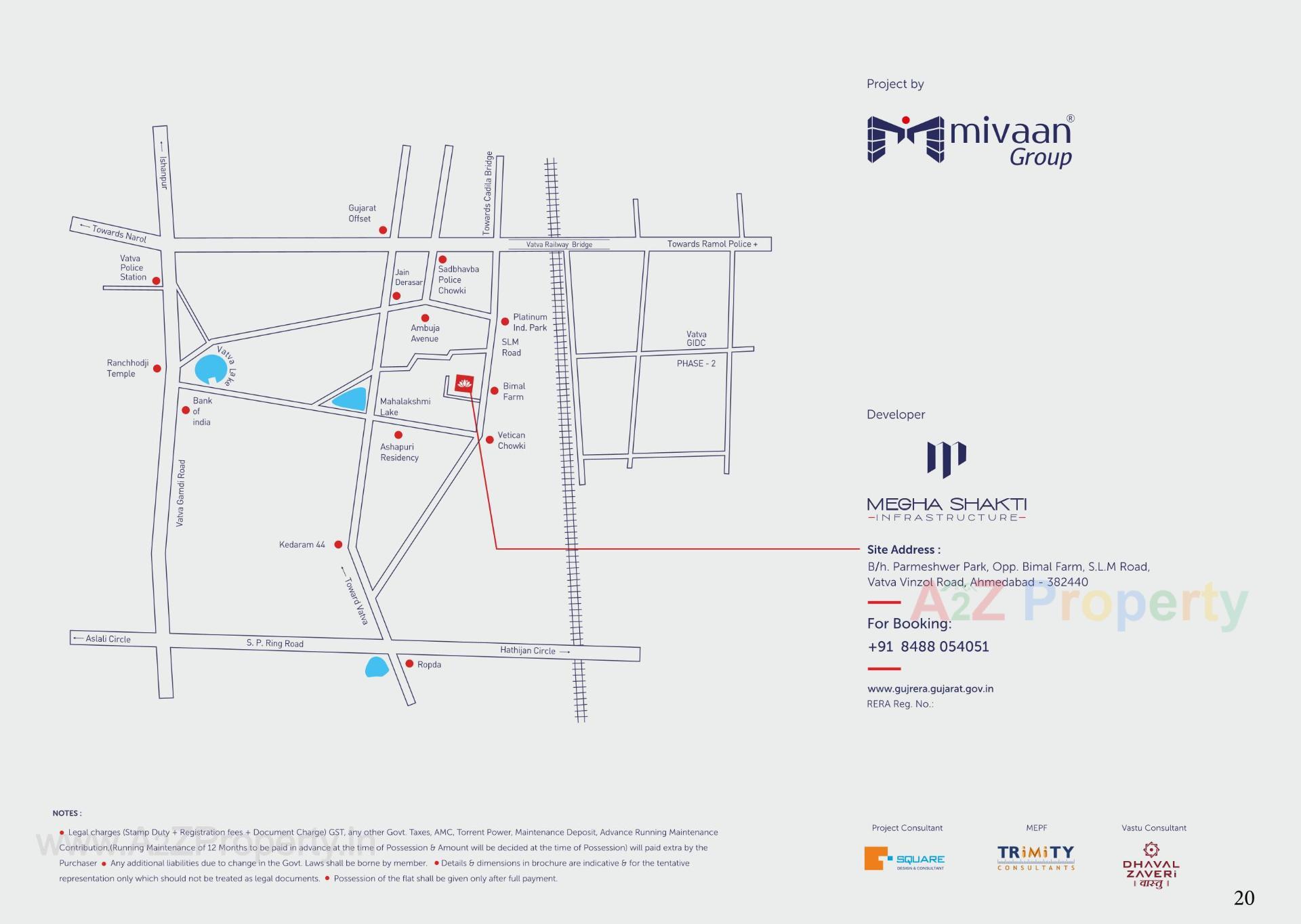  of real estate project Mivaan Gayatri Homes located at Vatva, Ahmedabad, Gujarat