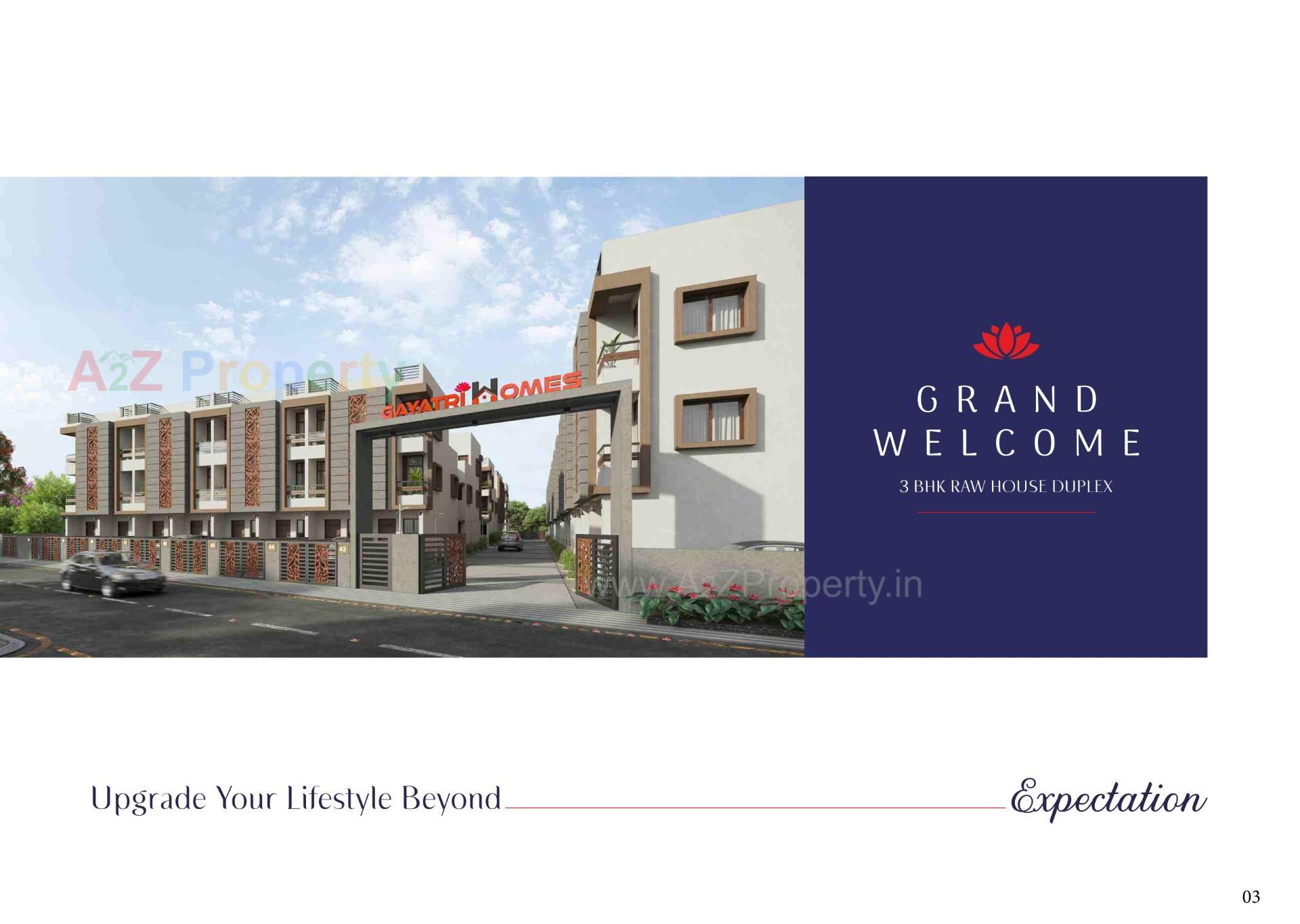 3D Elevation of real estate project Mivaan Gayatri Homes located at Vatva, Ahmedabad, Gujarat