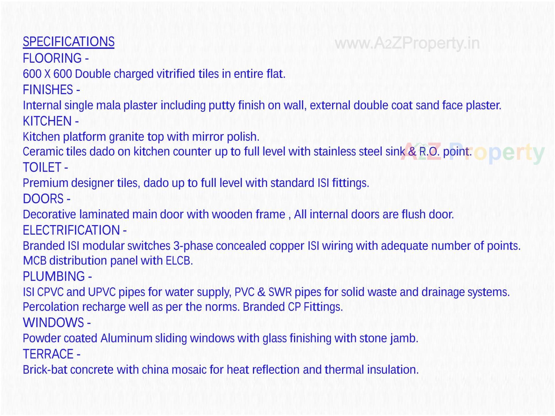  of real estate project Modern Flats located at Paldi, Ahmedabad, Gujarat