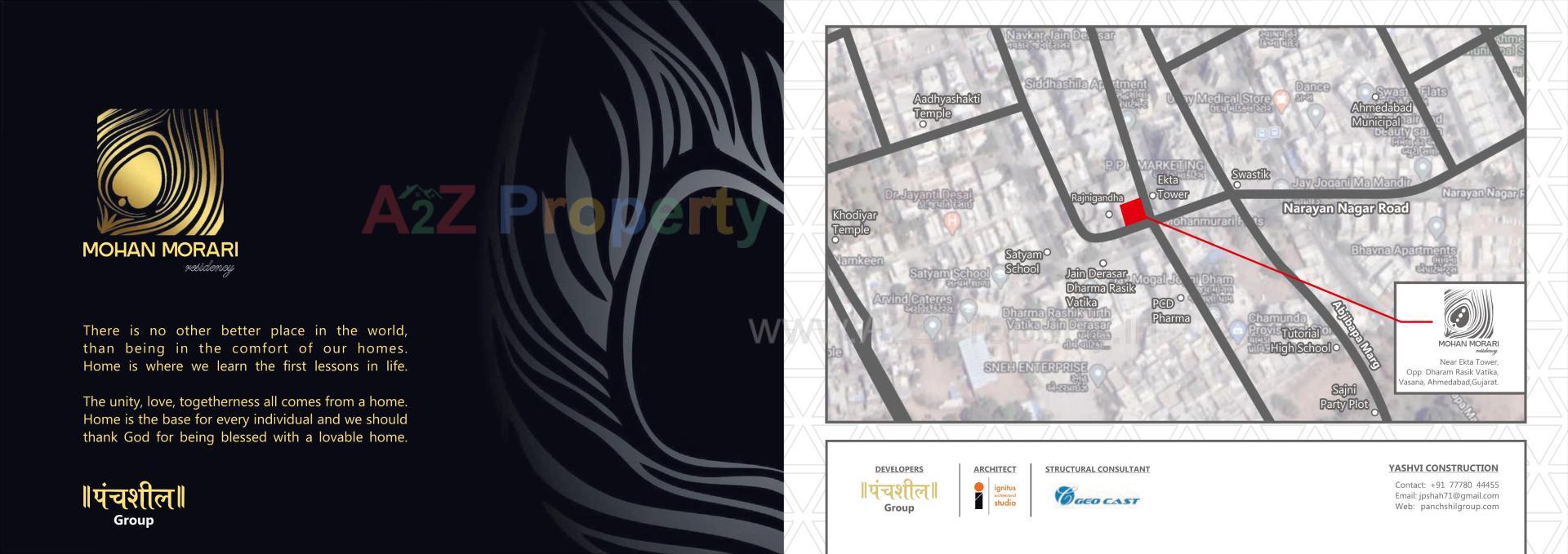  of real estate project Mohan Morari located at Vasna, Ahmedabad, Gujarat