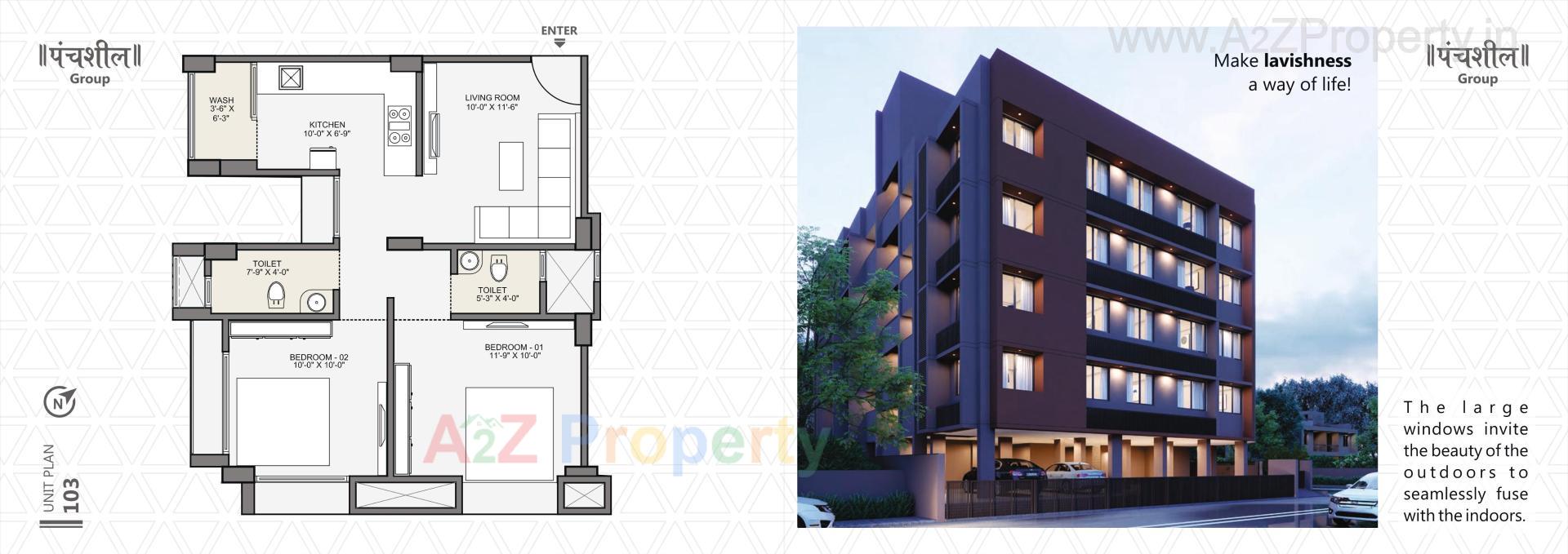 Layout of real estate project Mohan Morari located at Vasna, Ahmedabad, Gujarat